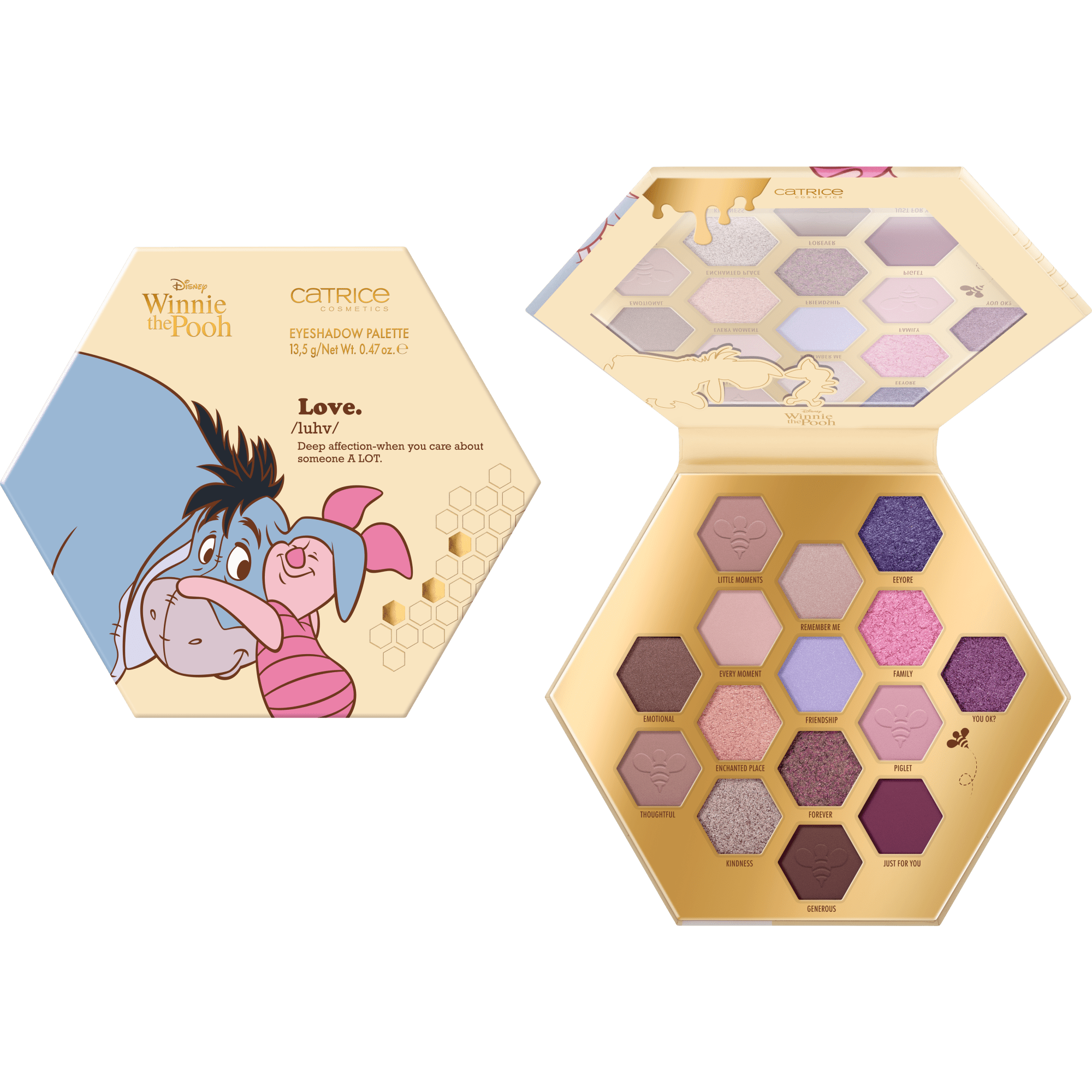 CATRICE Disney Winnie the Pooh Eyeshadow Palette Friends Lift Each