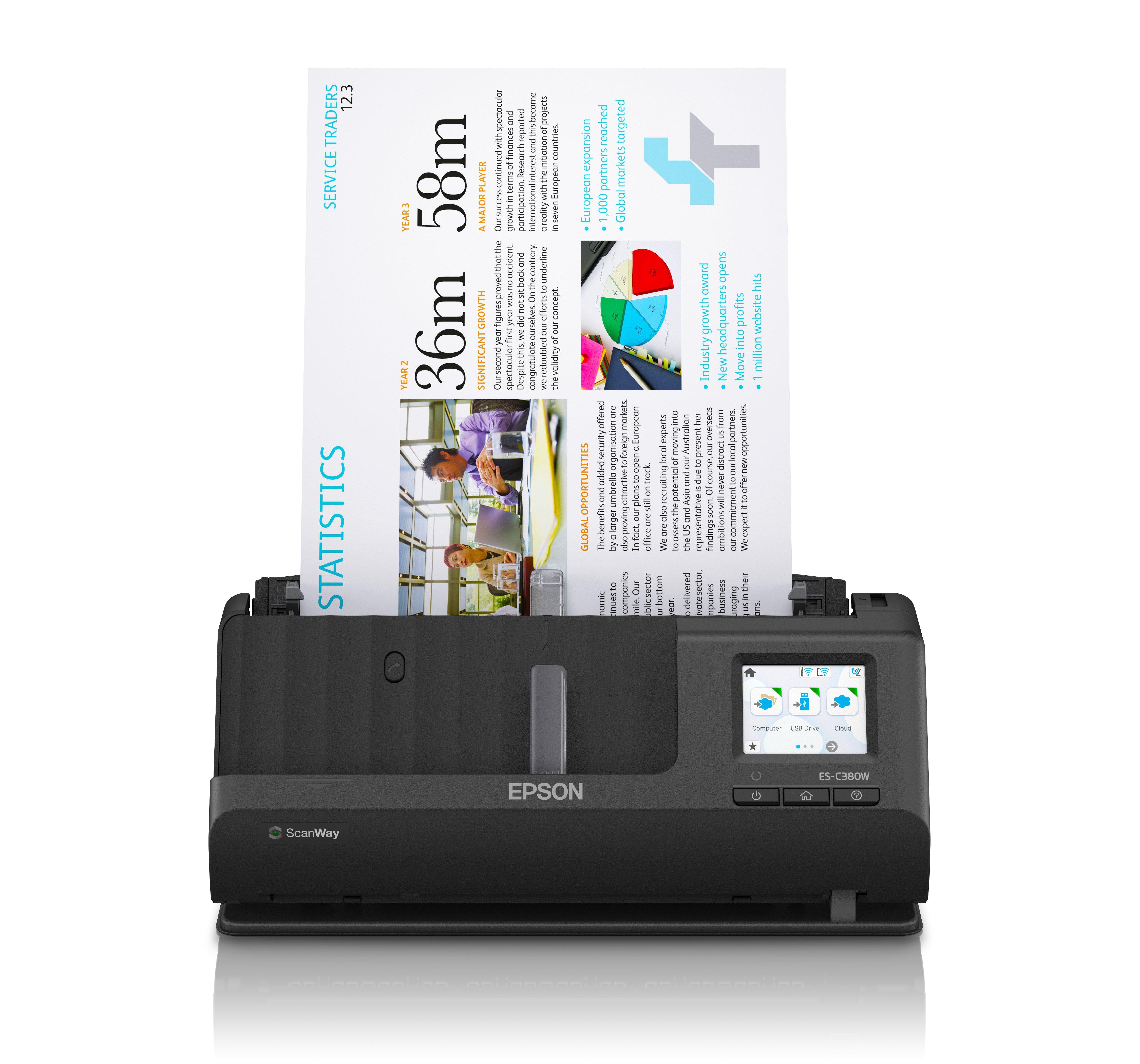 ESC380W Business Scanner Scanners Products Epson Republic of