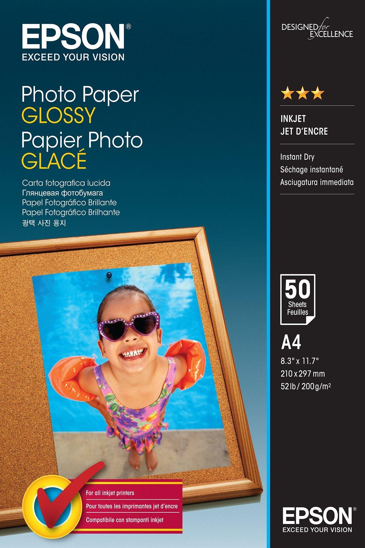 Photo Paper Glossy A4 50 sheets Paper and Media Ink & Paper