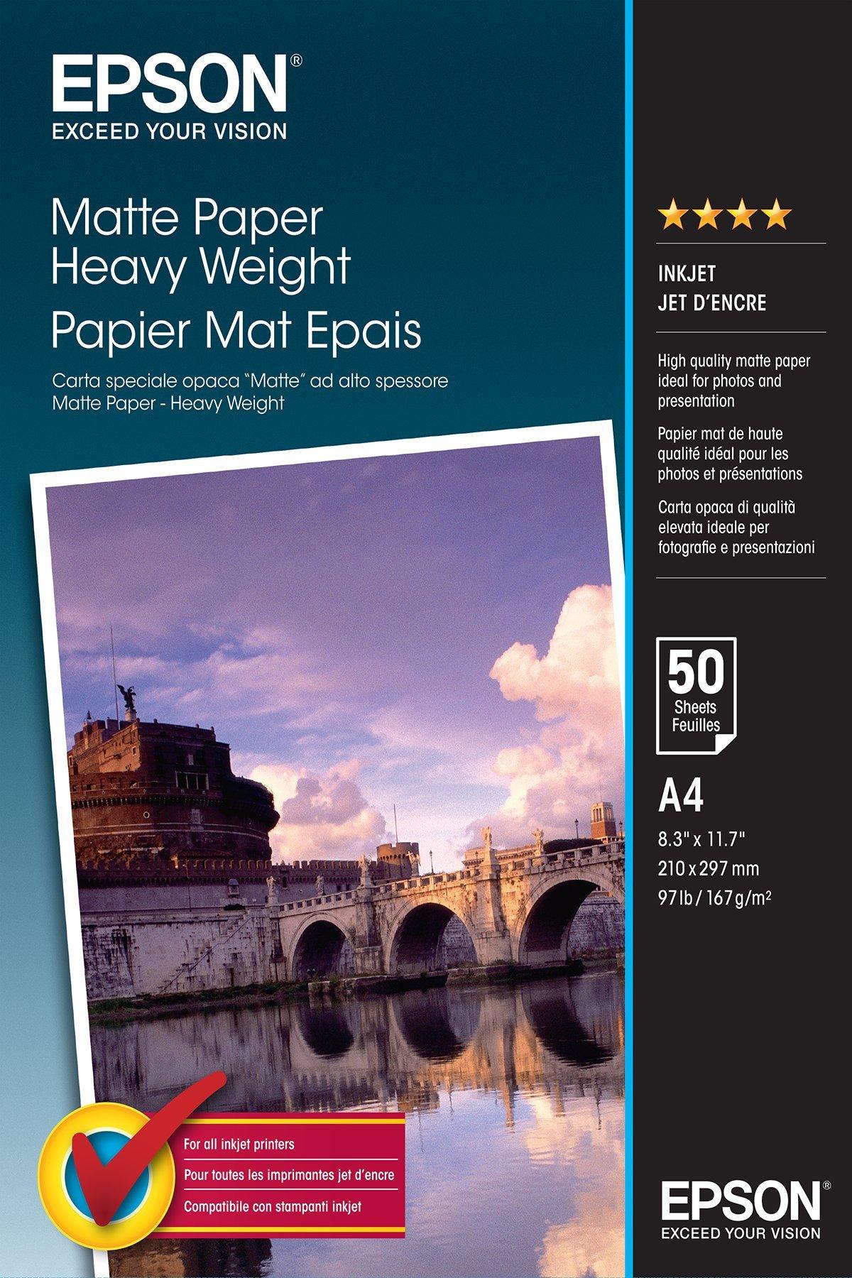 Matte Paper Heavy Weight A4 50 Vellen Papier en media Inkt