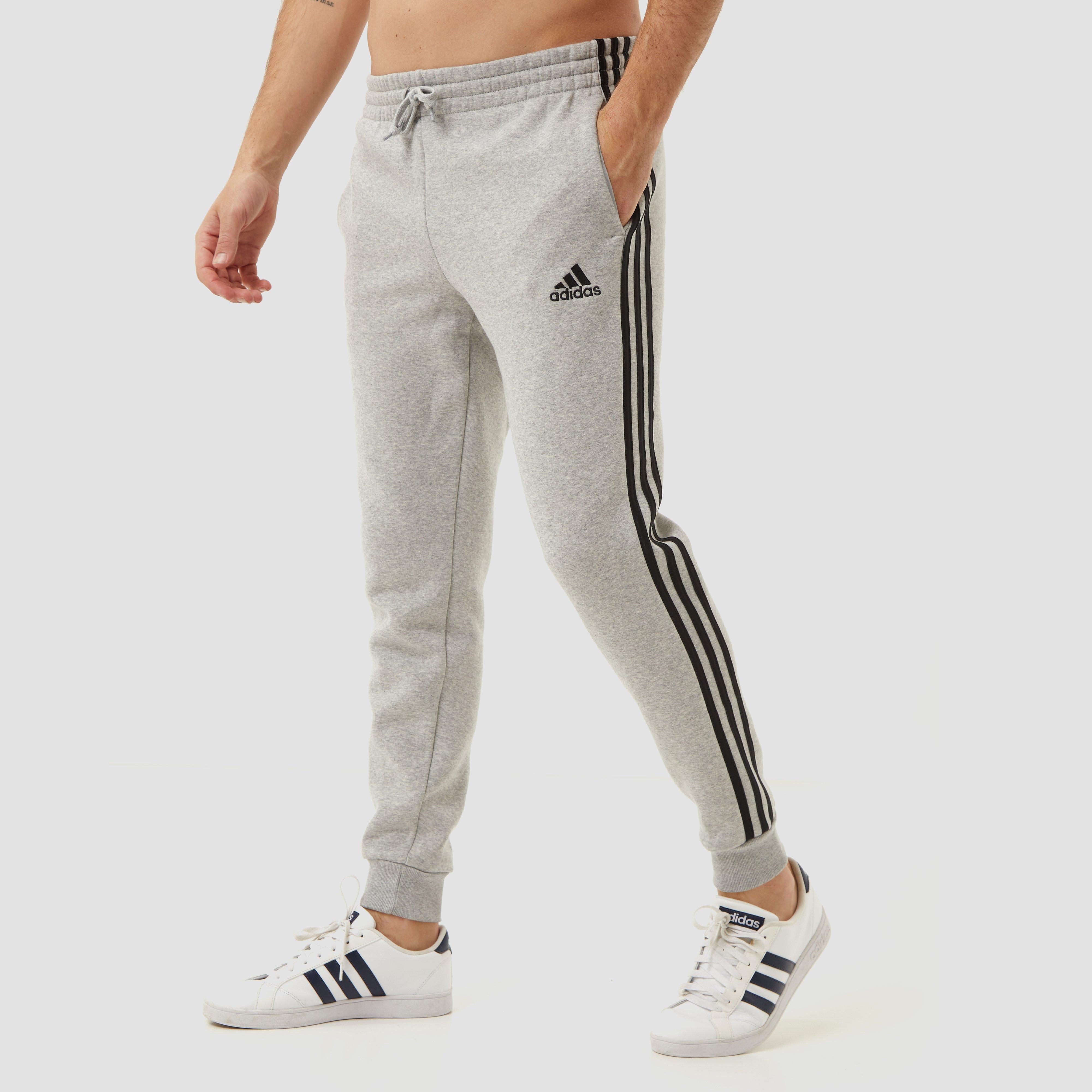 Adidas Essentials 3-Stripes Fleece Joggingbroek Grijs Heren