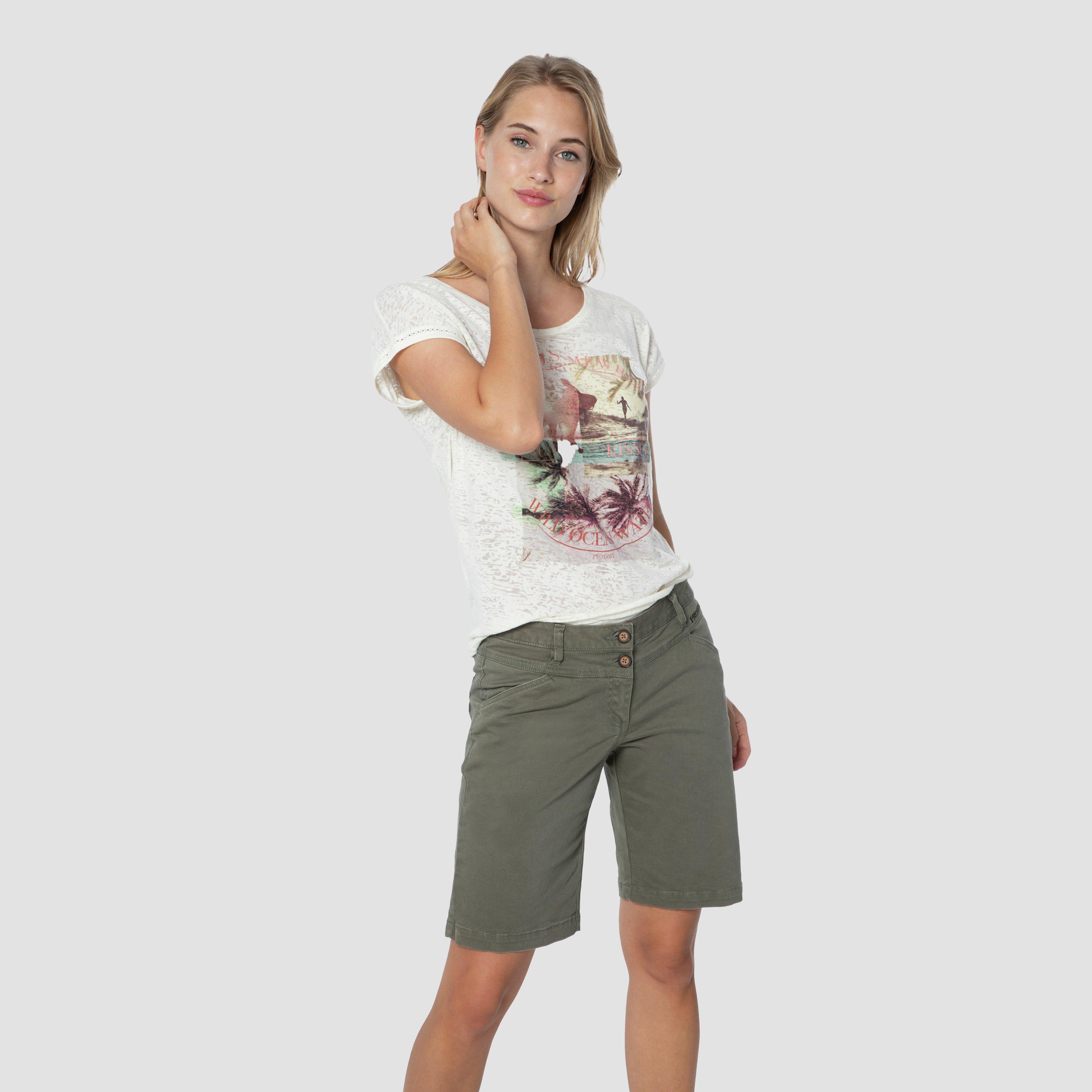Protest Prtmarie Korte Broek Groen Dames