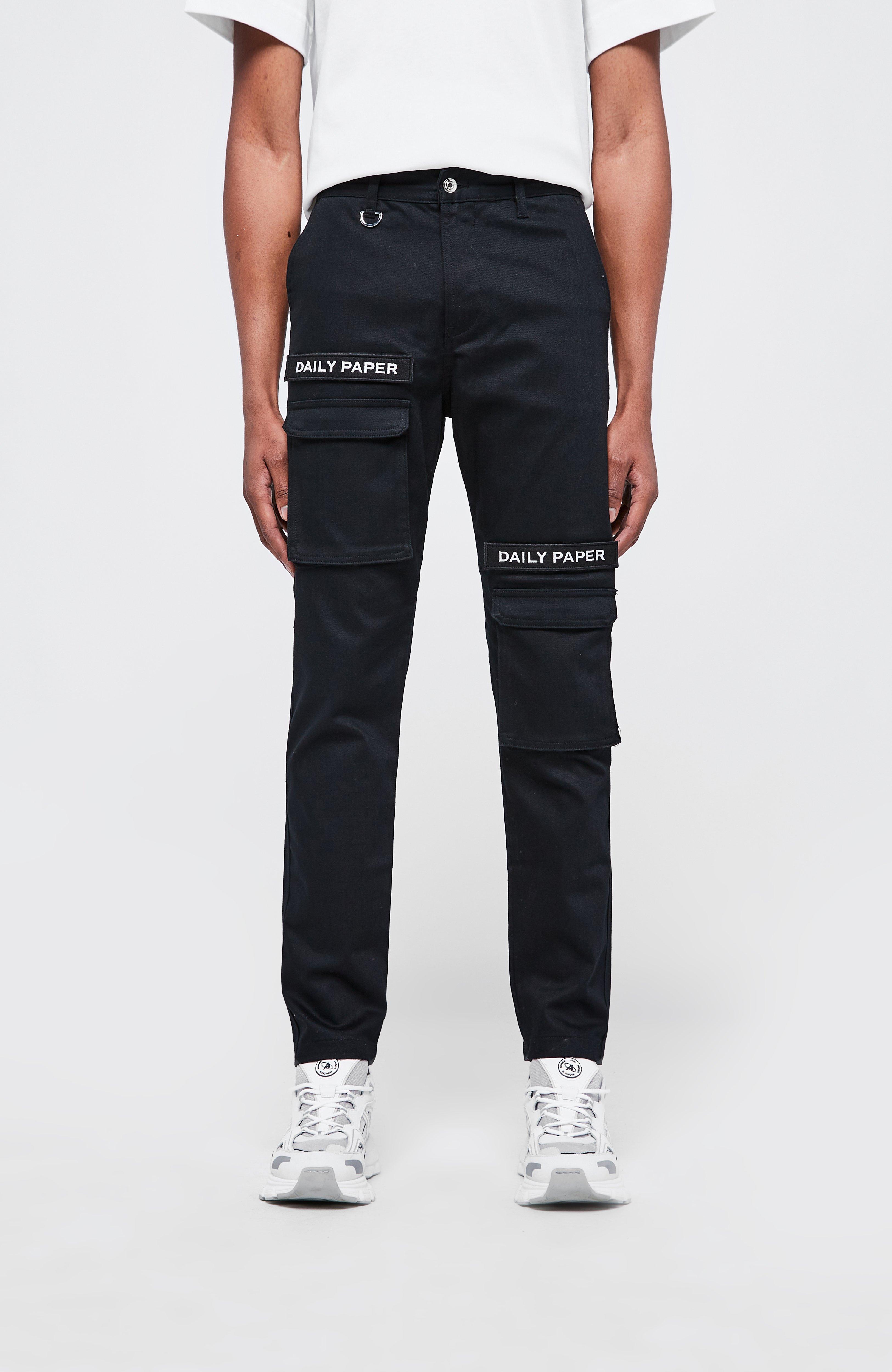 Black Daily Paper Cargo Pants | Choice Uk