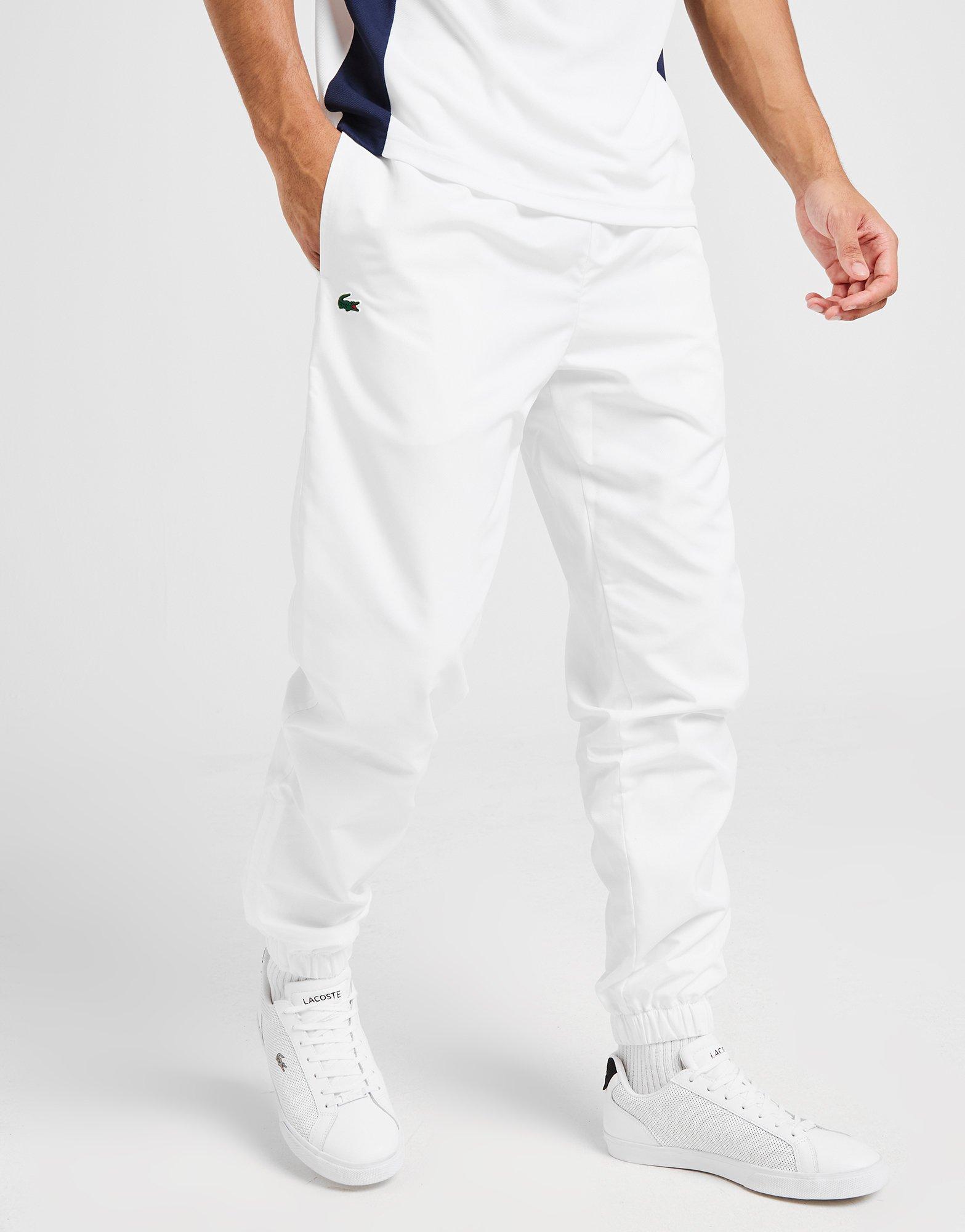 White Lacoste Guppy Track Pants JD Sports Ireland