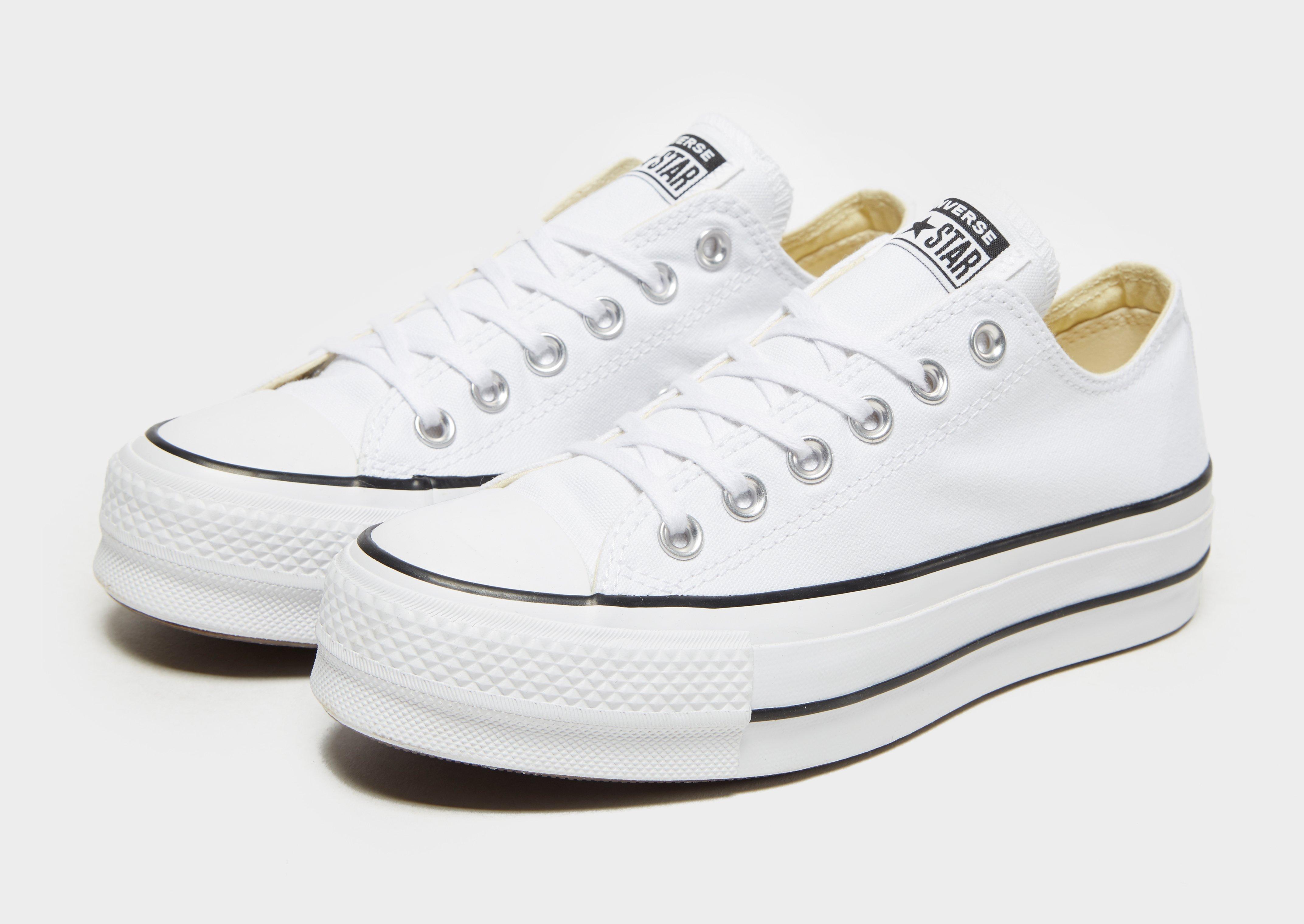 White Converse All Star Lift Ox Platform Dames | Jd Sports