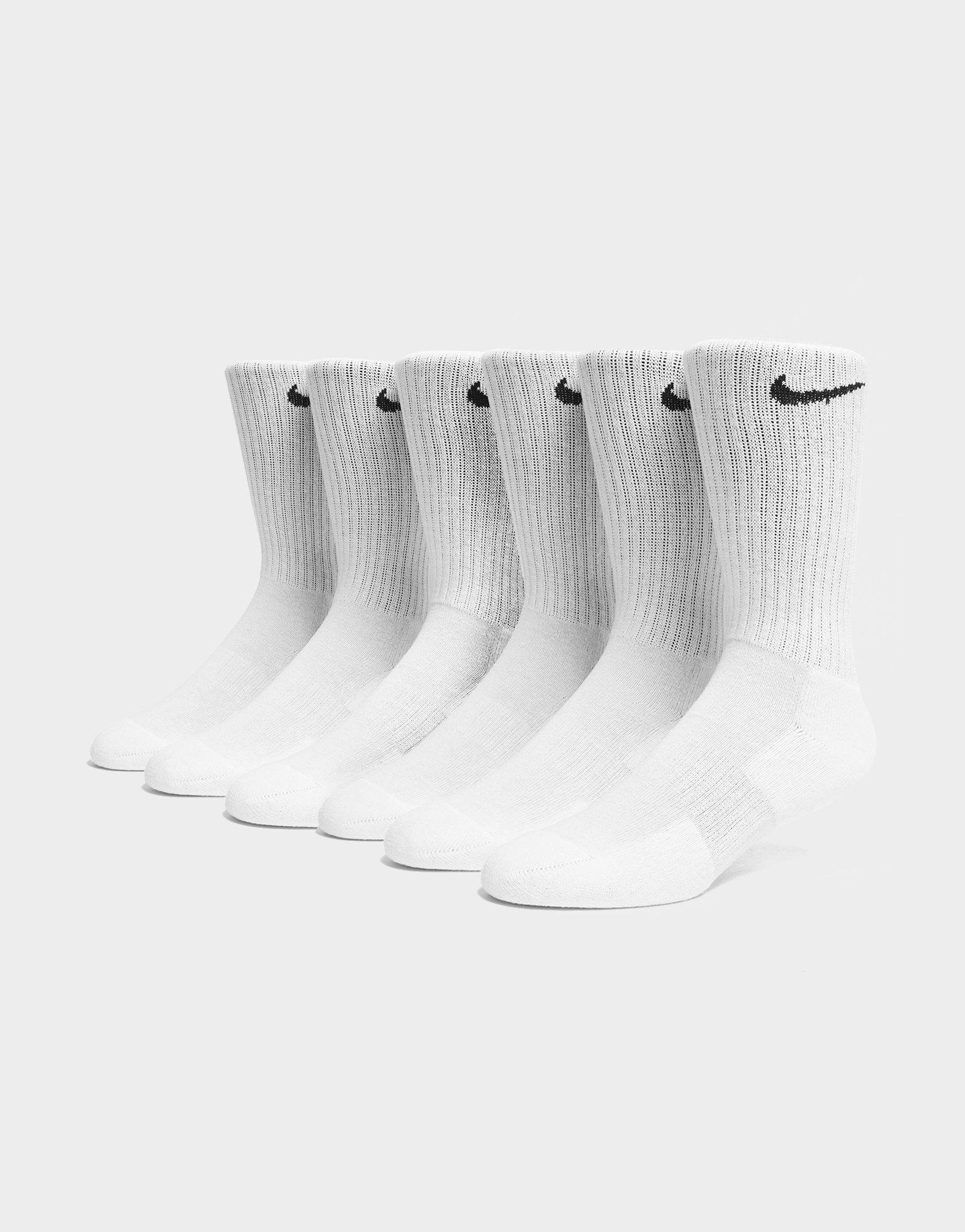 Wit Nike 6 Pack Cushion Crew Socks Heren- Jd Sports Nederland