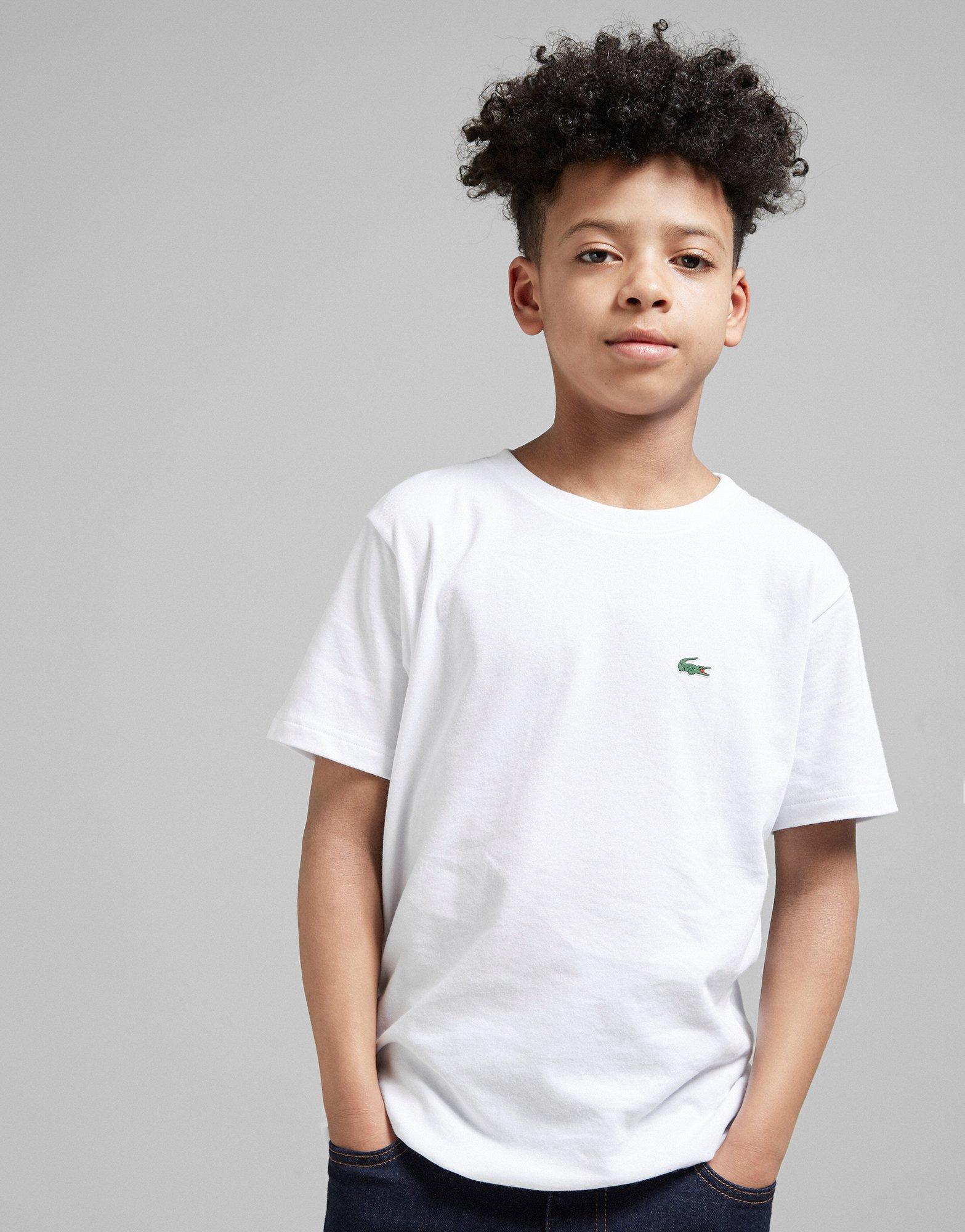 Lacoste TShirt Petit Logo Junior Blanc JD Sports France