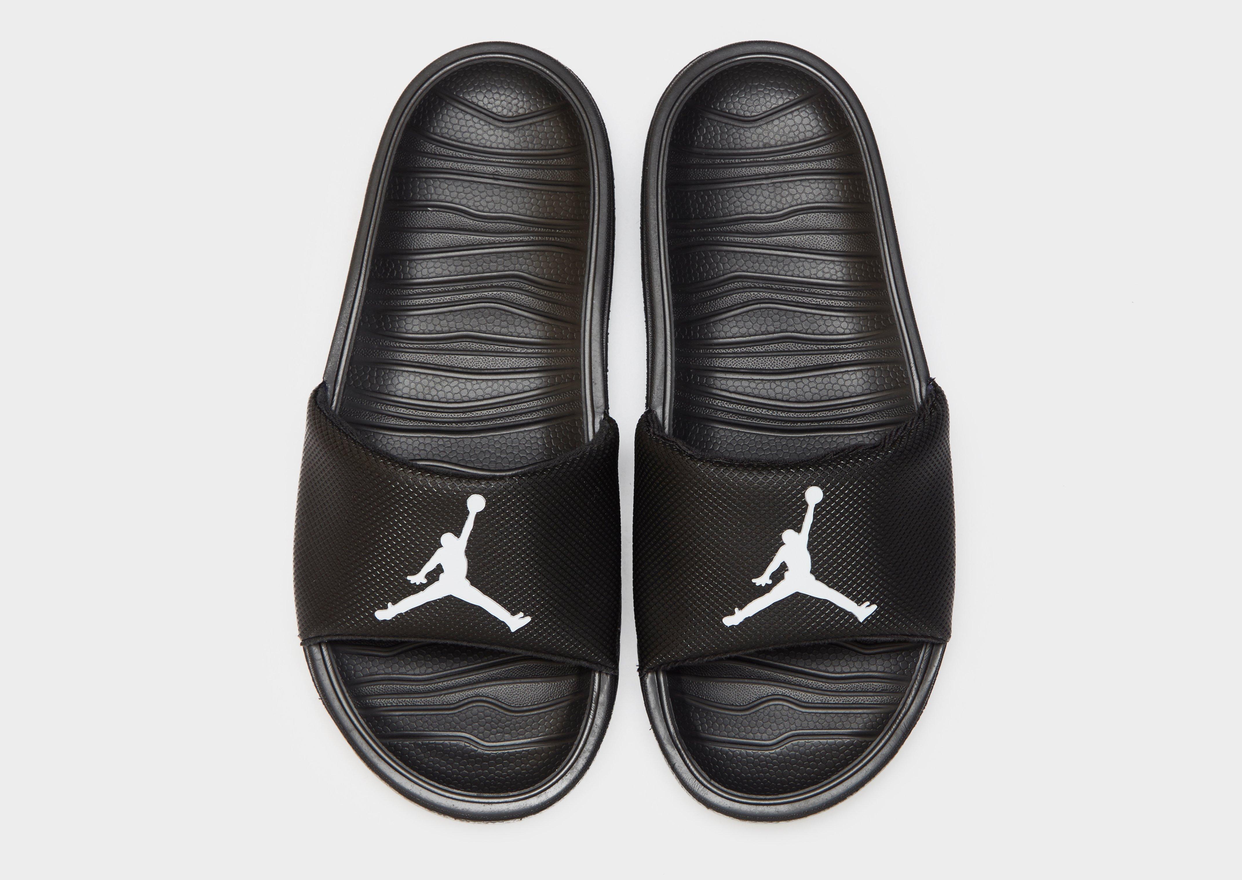 Black Jordan Slides Junior JD Sports UK