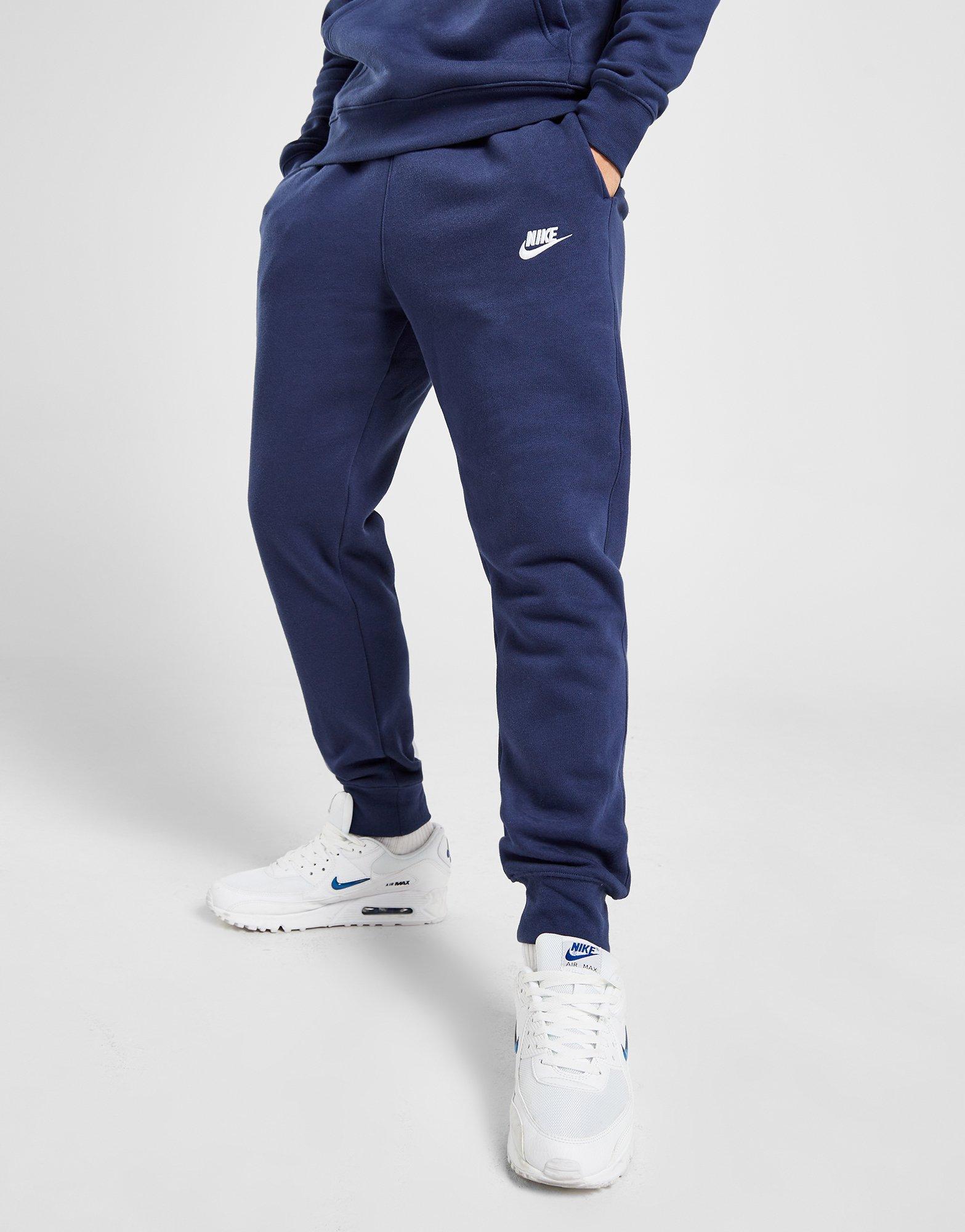 Blue Nike Foundation Fleece Joggers JD Sports UK