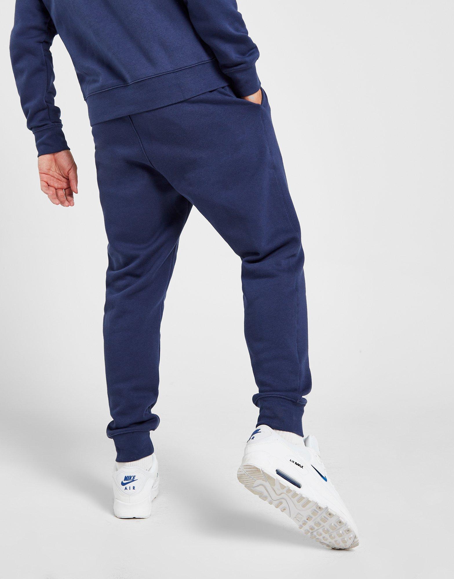 Blue Nike Foundation Fleece Joggers JD Sports UK