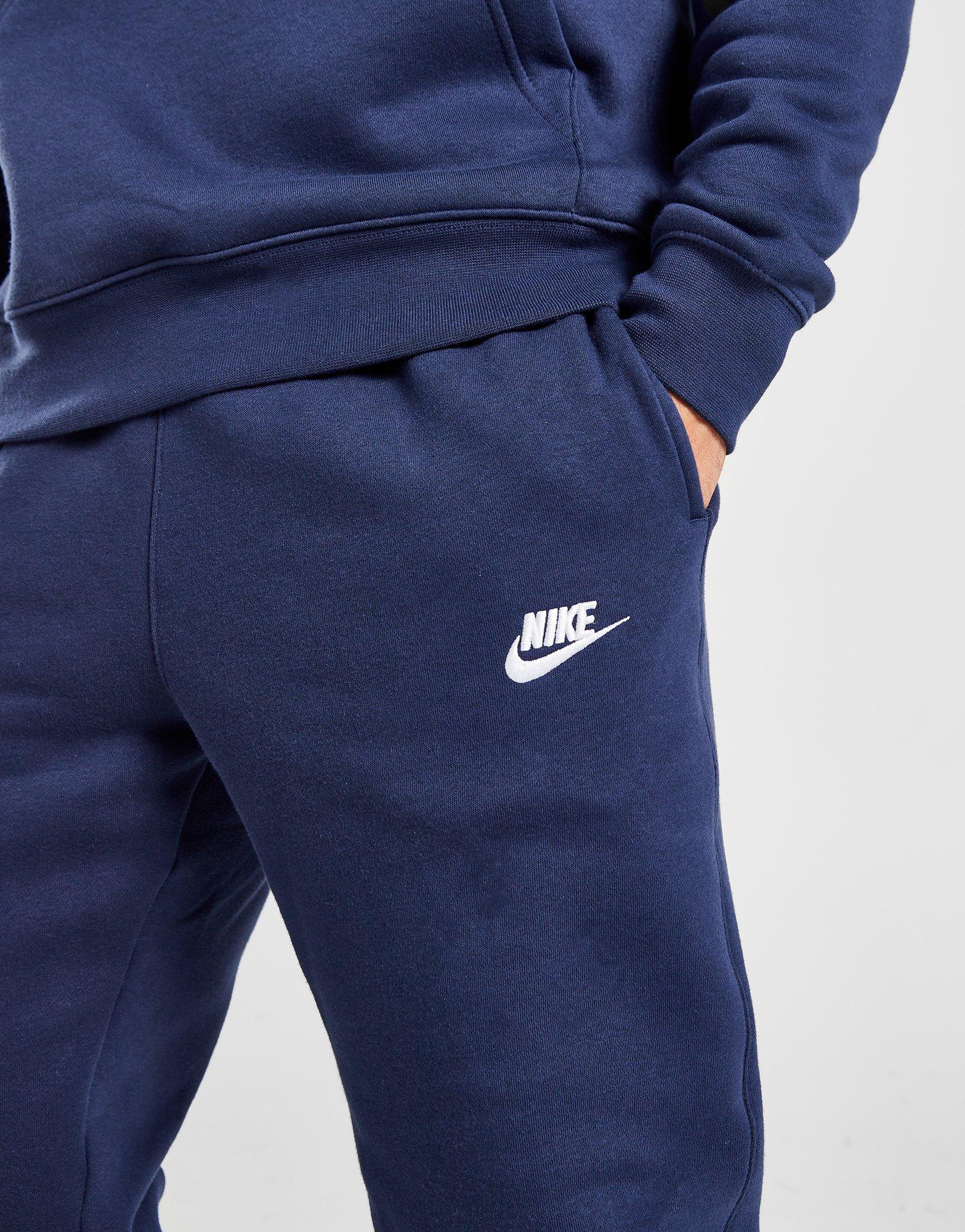 Blue Nike Foundation Fleece Joggers JD Sports UK