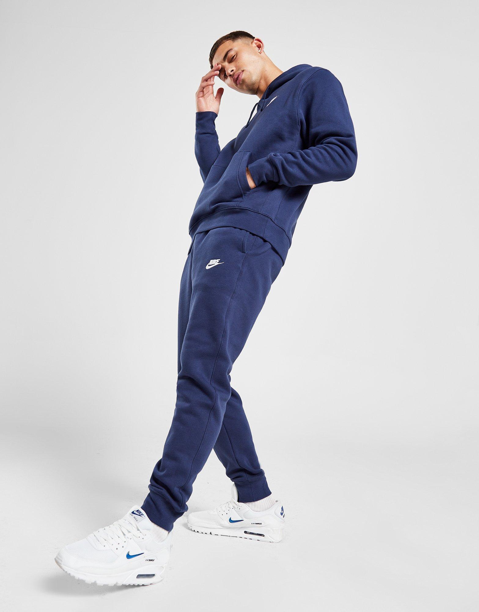 Blue Nike Foundation Fleece Joggers JD Sports UK