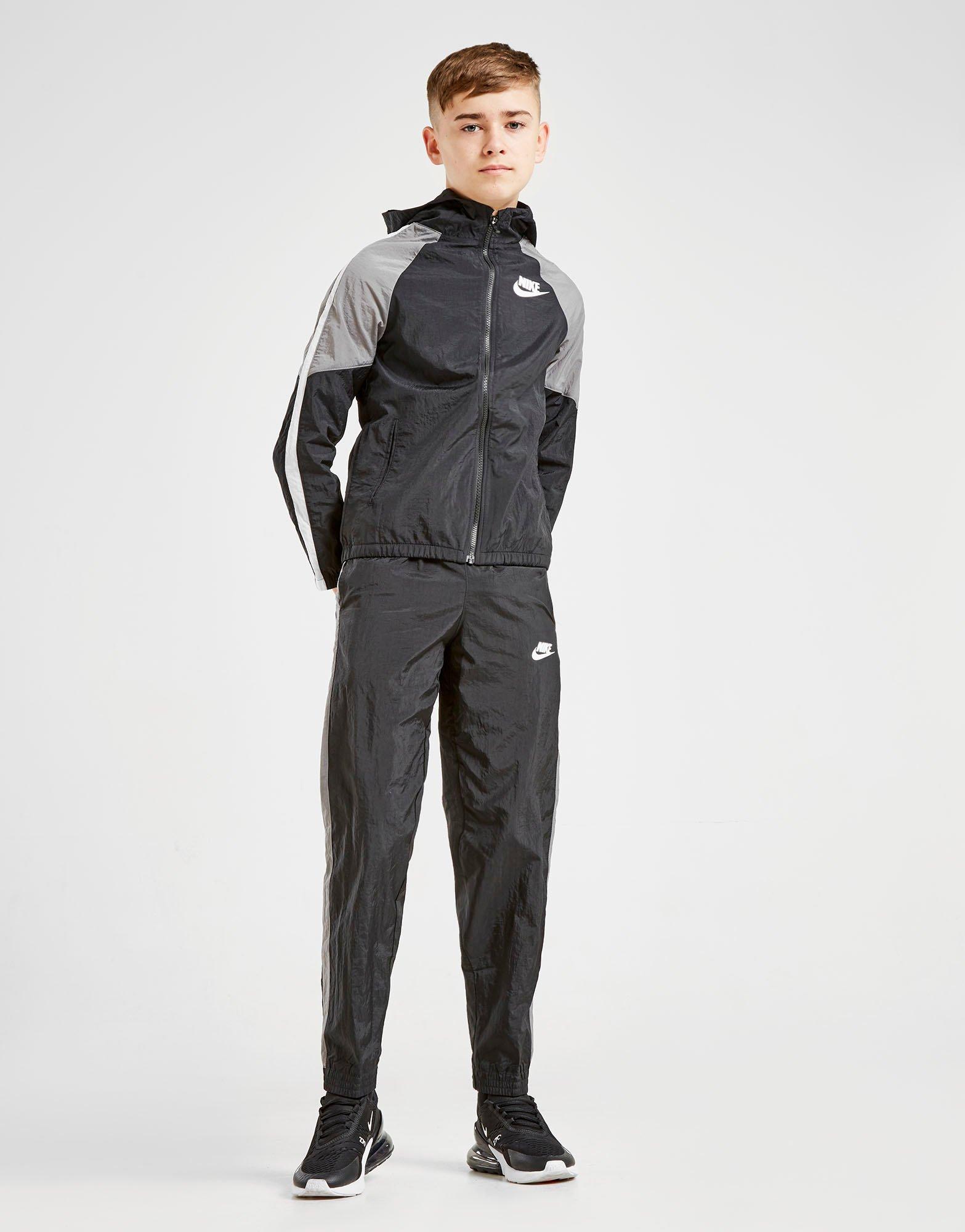 Koop Zwart Nike Sportswear Woven Trainingspak Junior JD Sports