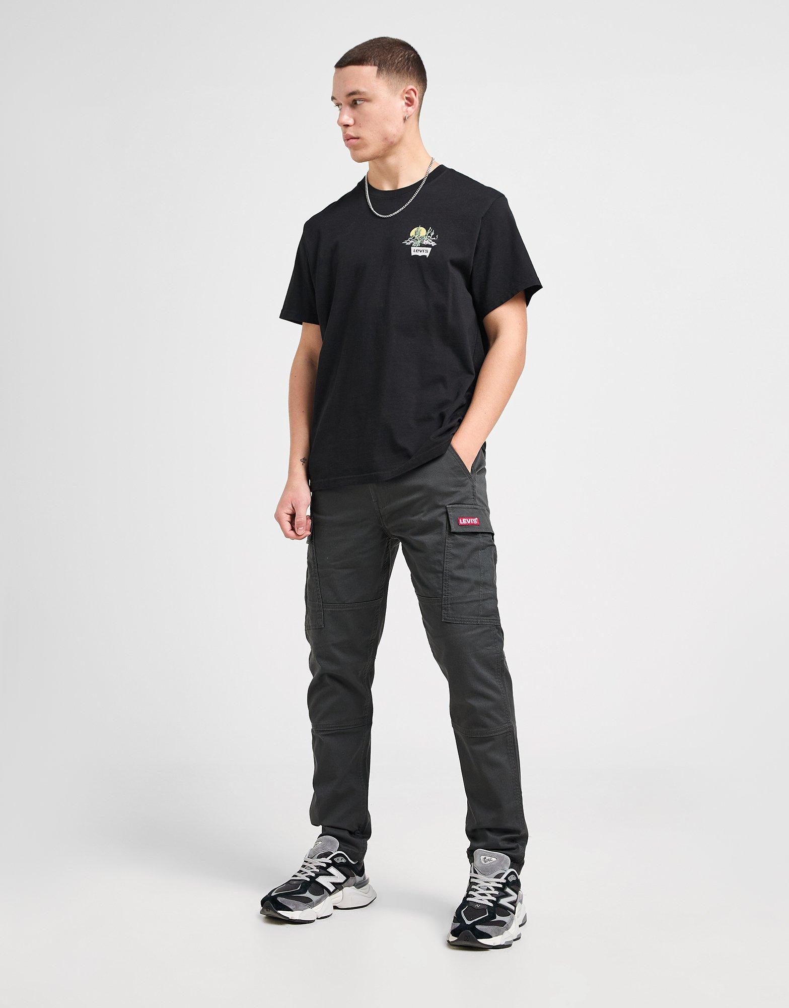 Black Levi's LoBall Cargo Pants JD Sports UK