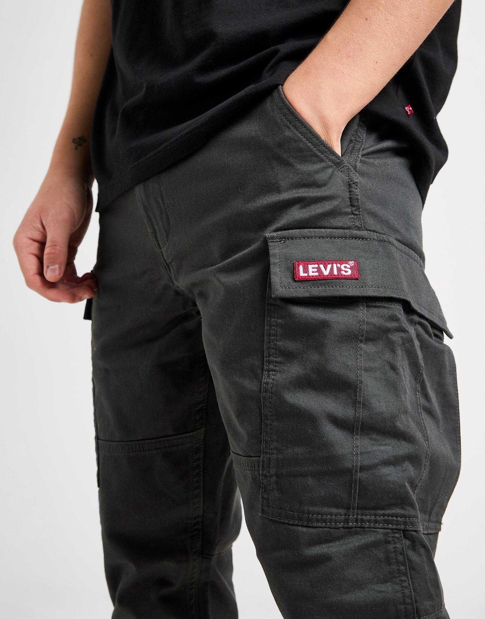 Black Levi's LoBall Cargo Pants JD Sports UK