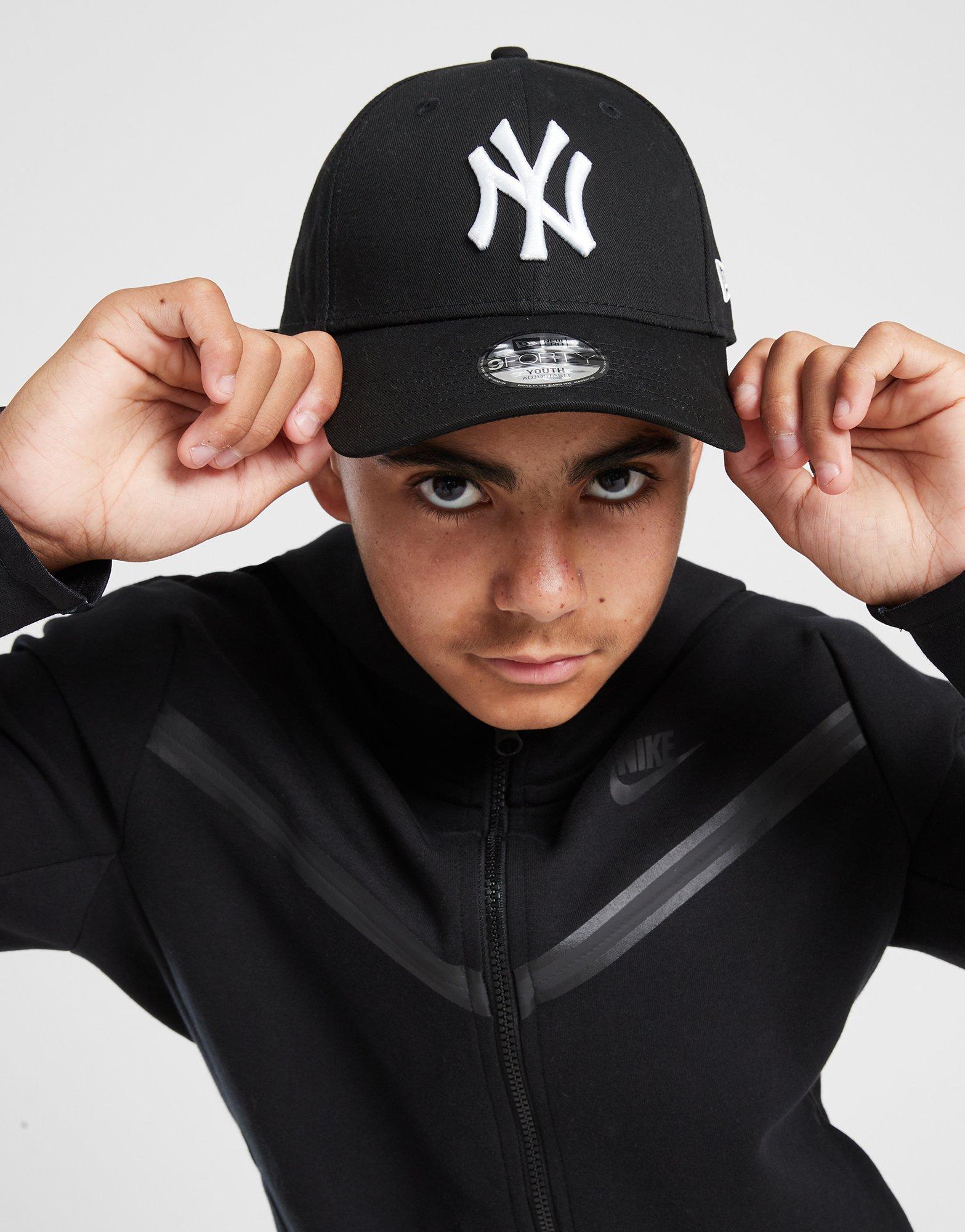 Black New Era MLB 9FORTY New York Yankees Cap Junior JD Sports