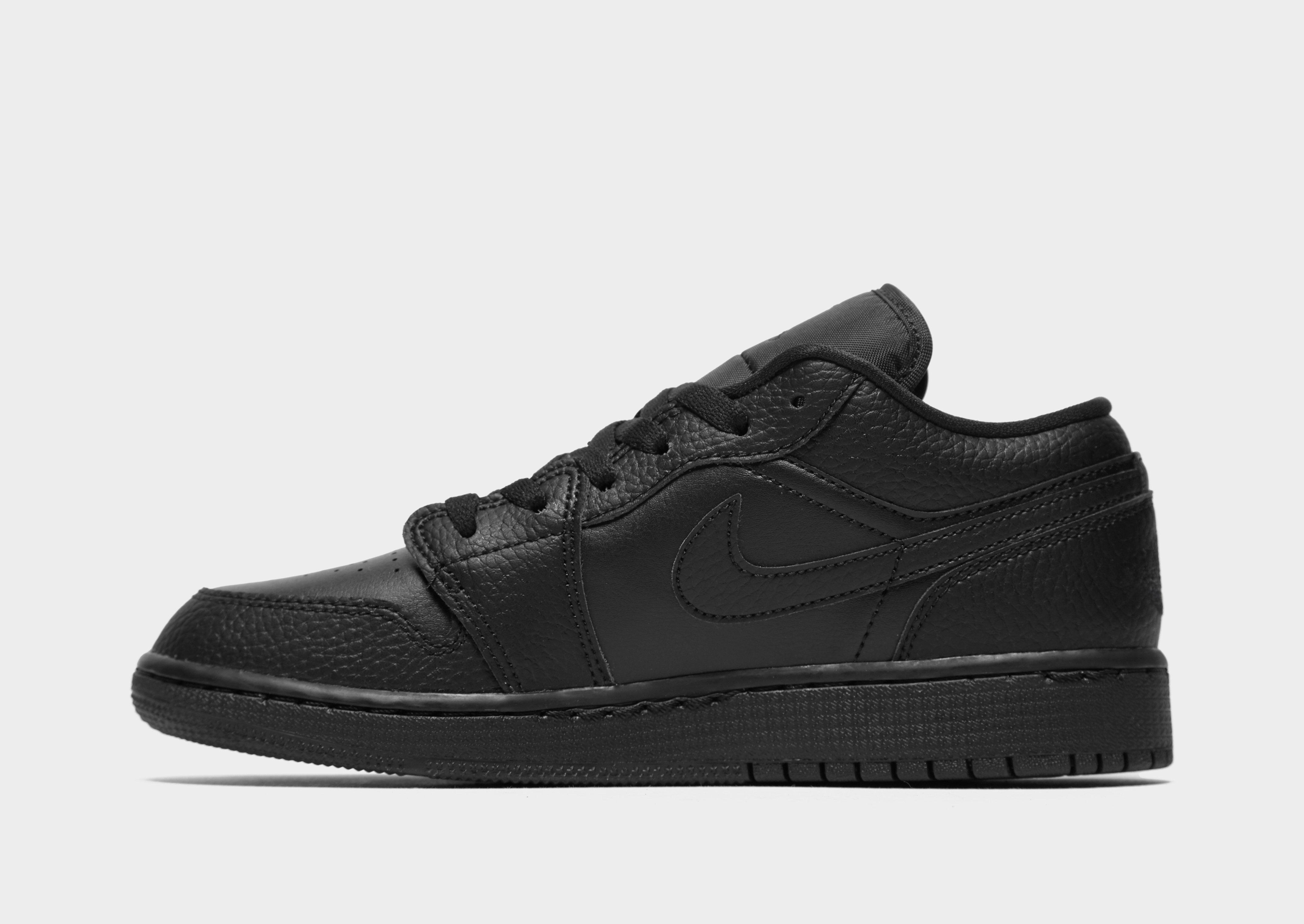 Black Jordan Air 1 Low Junior JD Sports UK