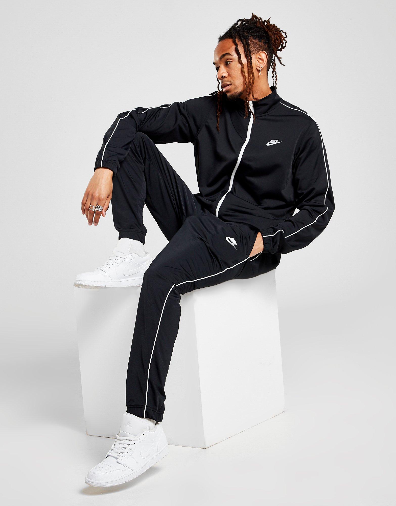Nike Poly Trainingsanzug Schwarz JD Sports