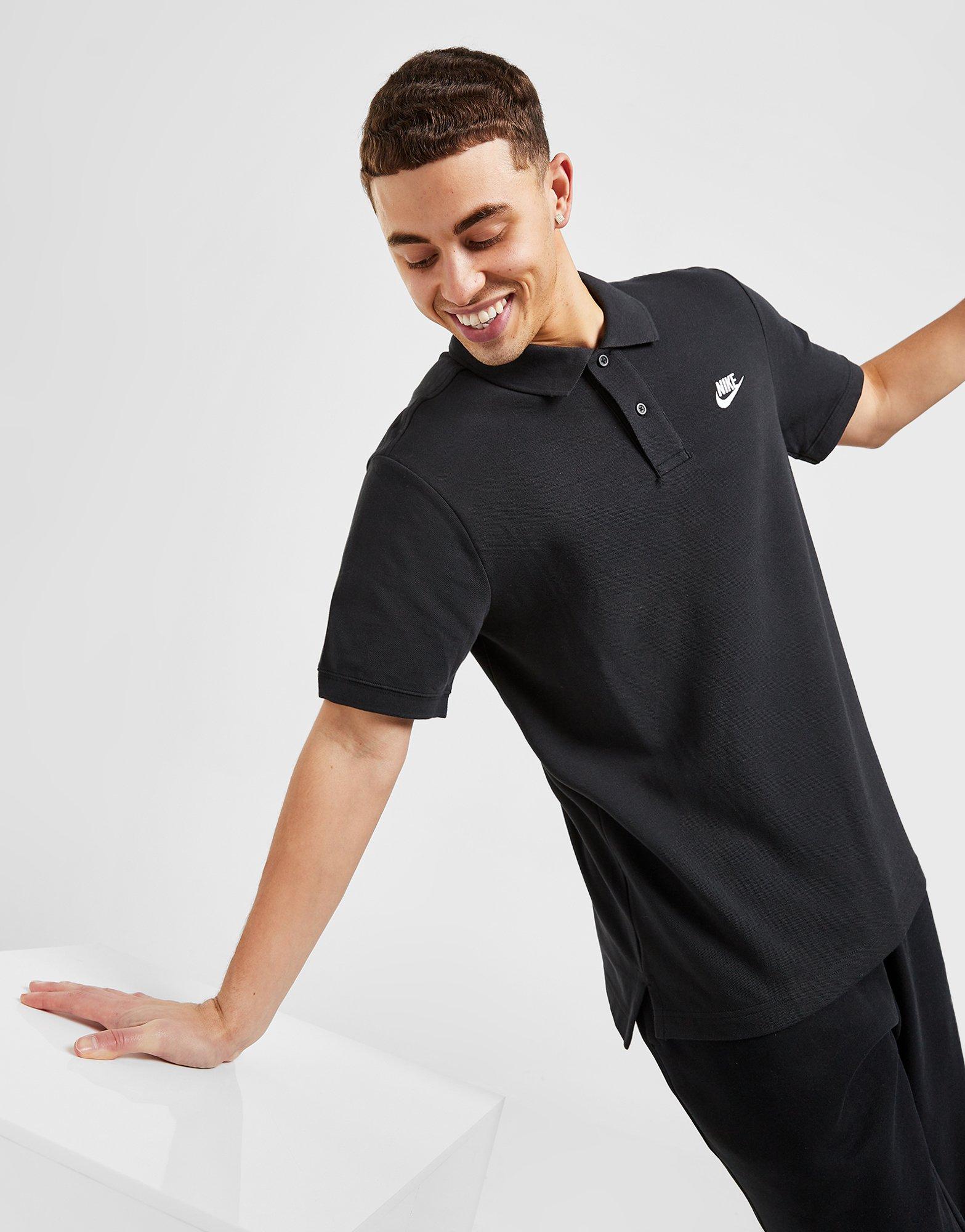 Black Nike Foundation Polo Shirt Heren JD Sports