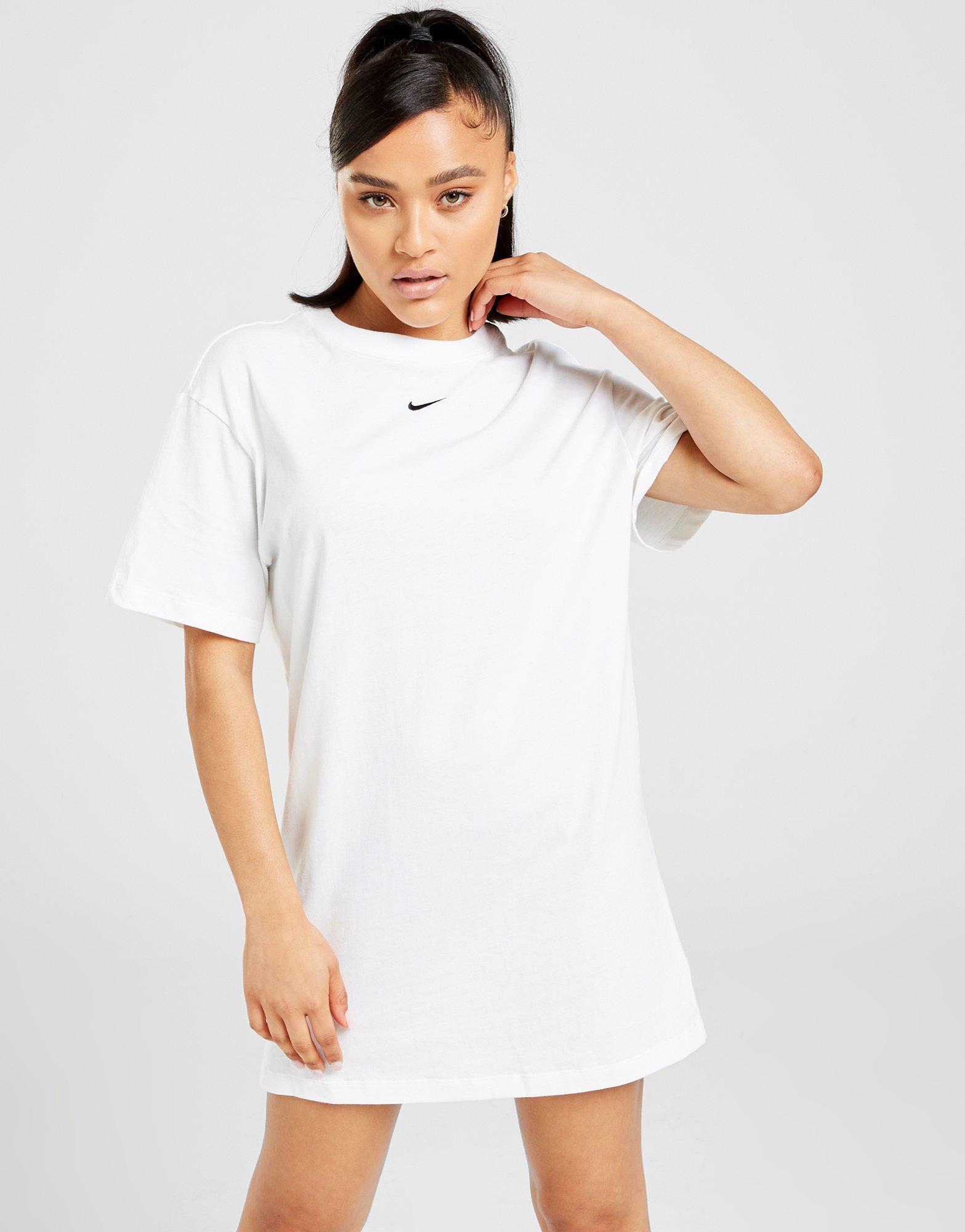 Wit Nike Essential T-Shirt Dress Dames- Jd Sports Nederland