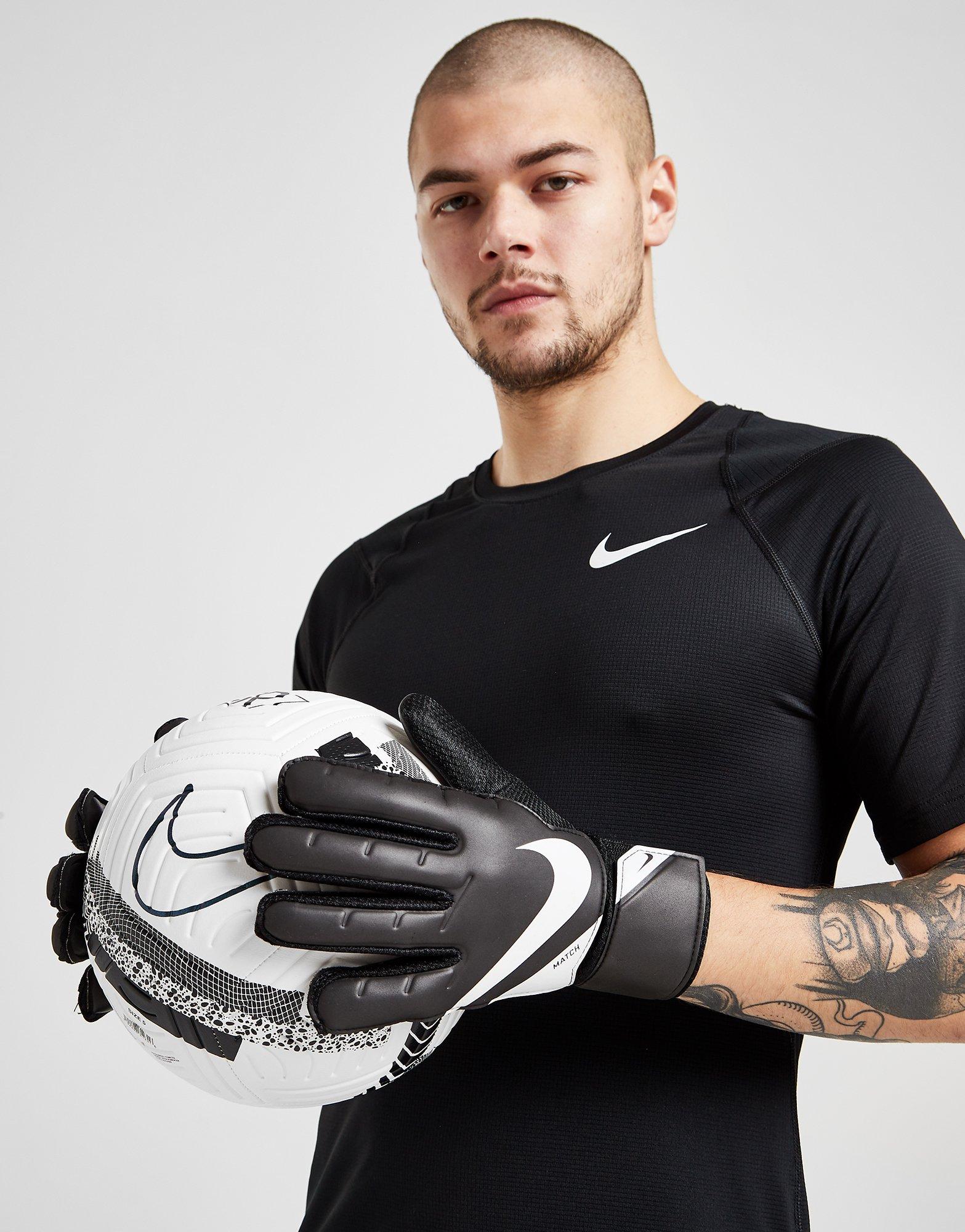Black Nike Match 20 Goalkeeper Gloves JD Sports