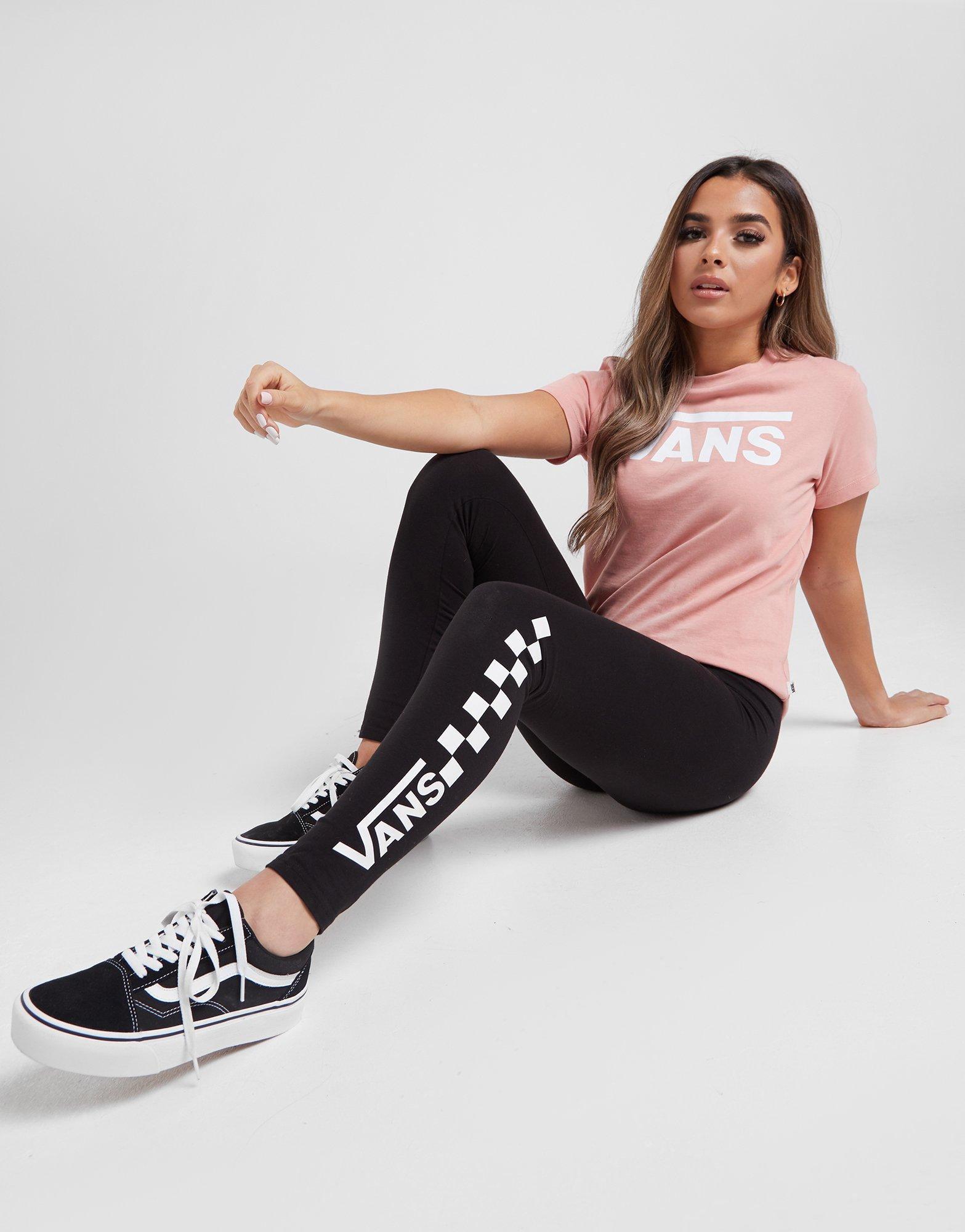 Black Vans Checkerboard Leggings JD Sports