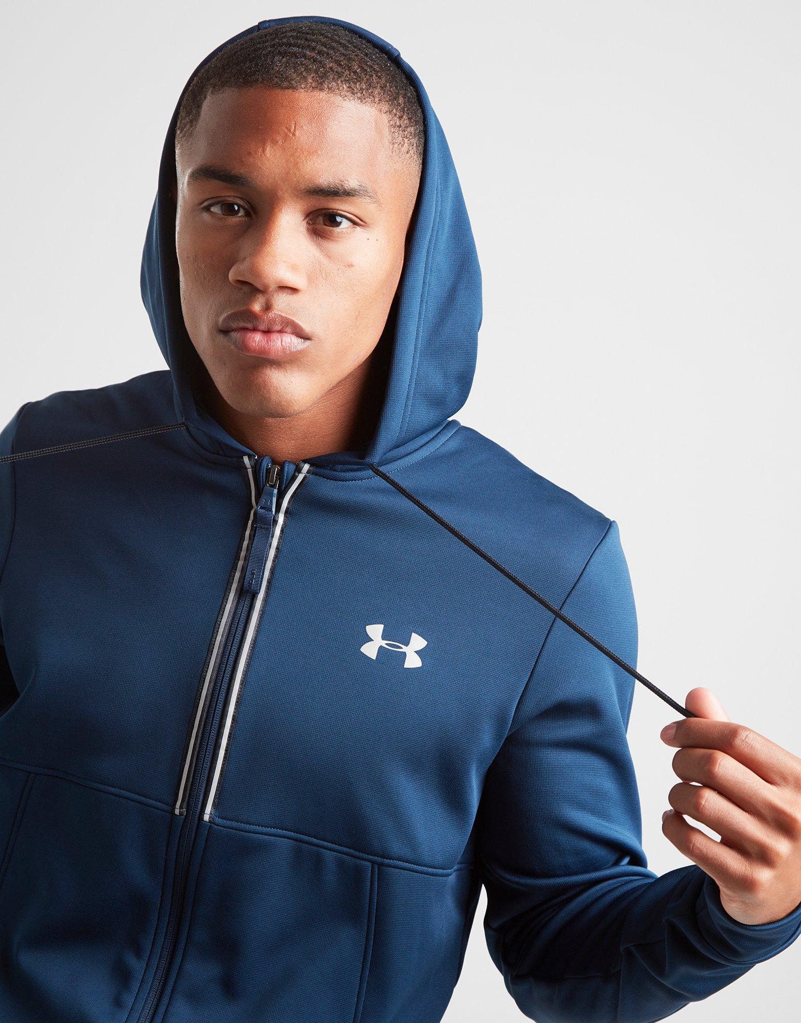 Buy Blue Under Armour Fleece Full Zip Hoodie Men's JD Sports JD
