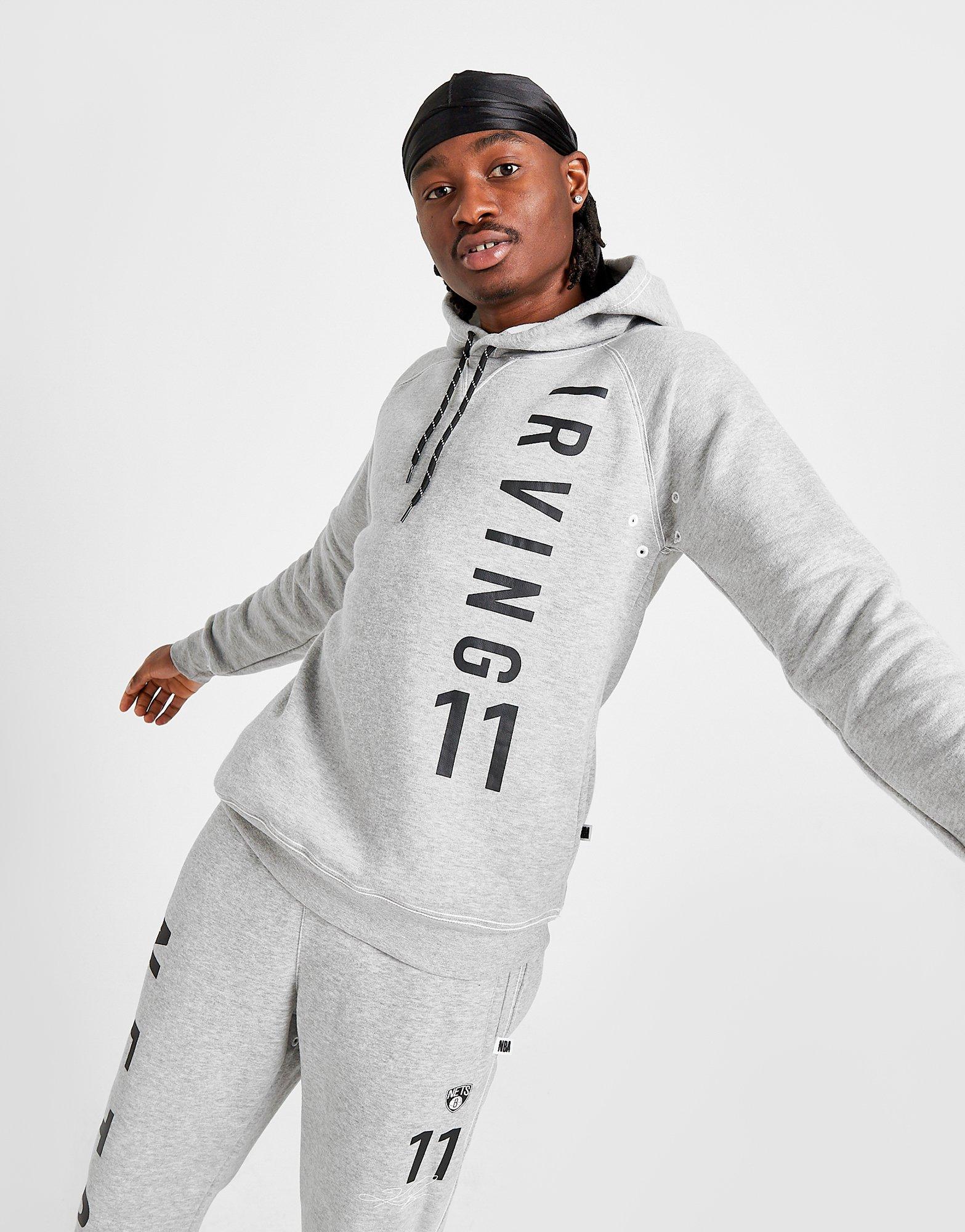 Grey Official Team NBA Brooklyn Nets Irving Hoodie JD Sports