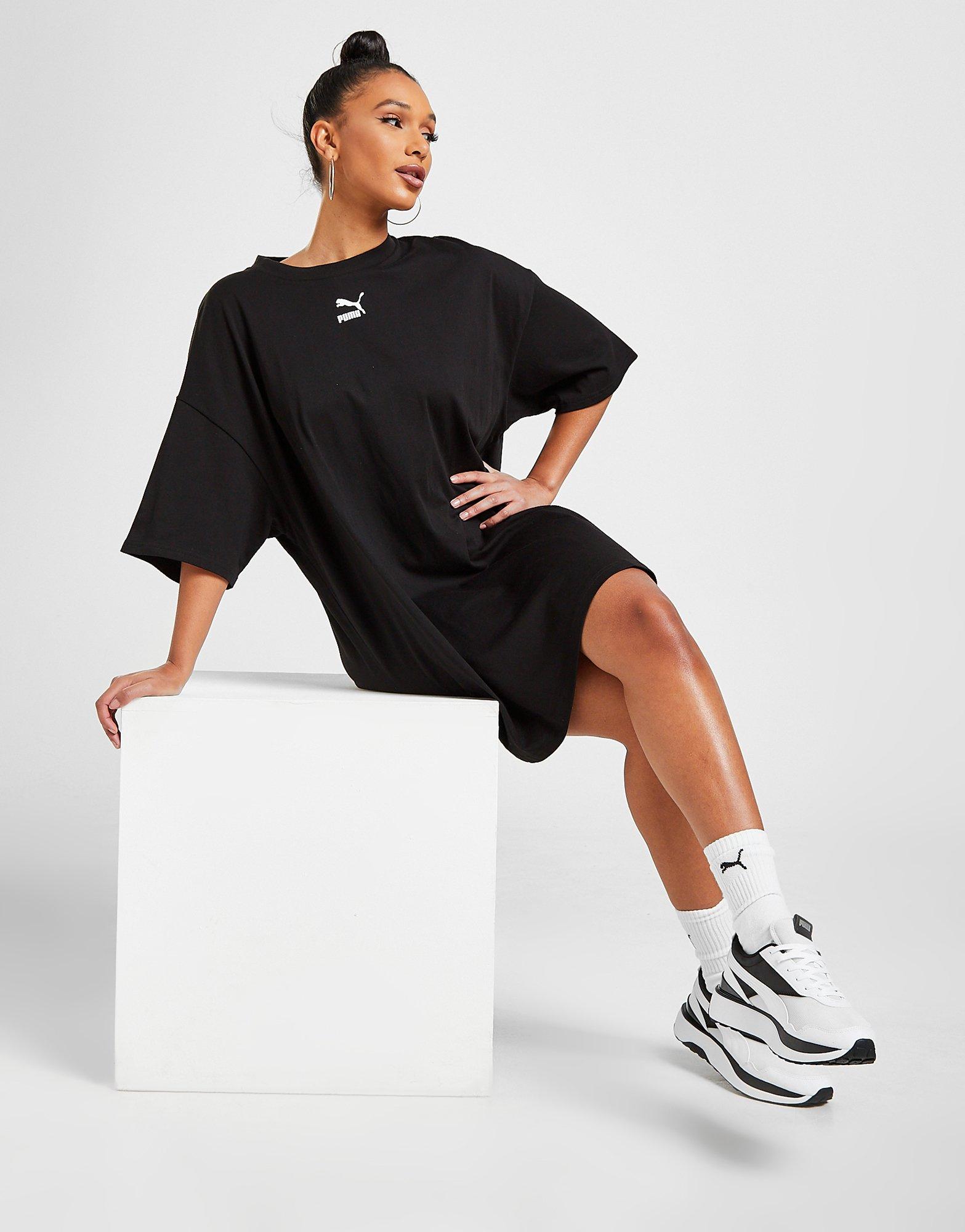 PUMA Classic TShirt Kleid Damen Schwarz JD Sports Österreich