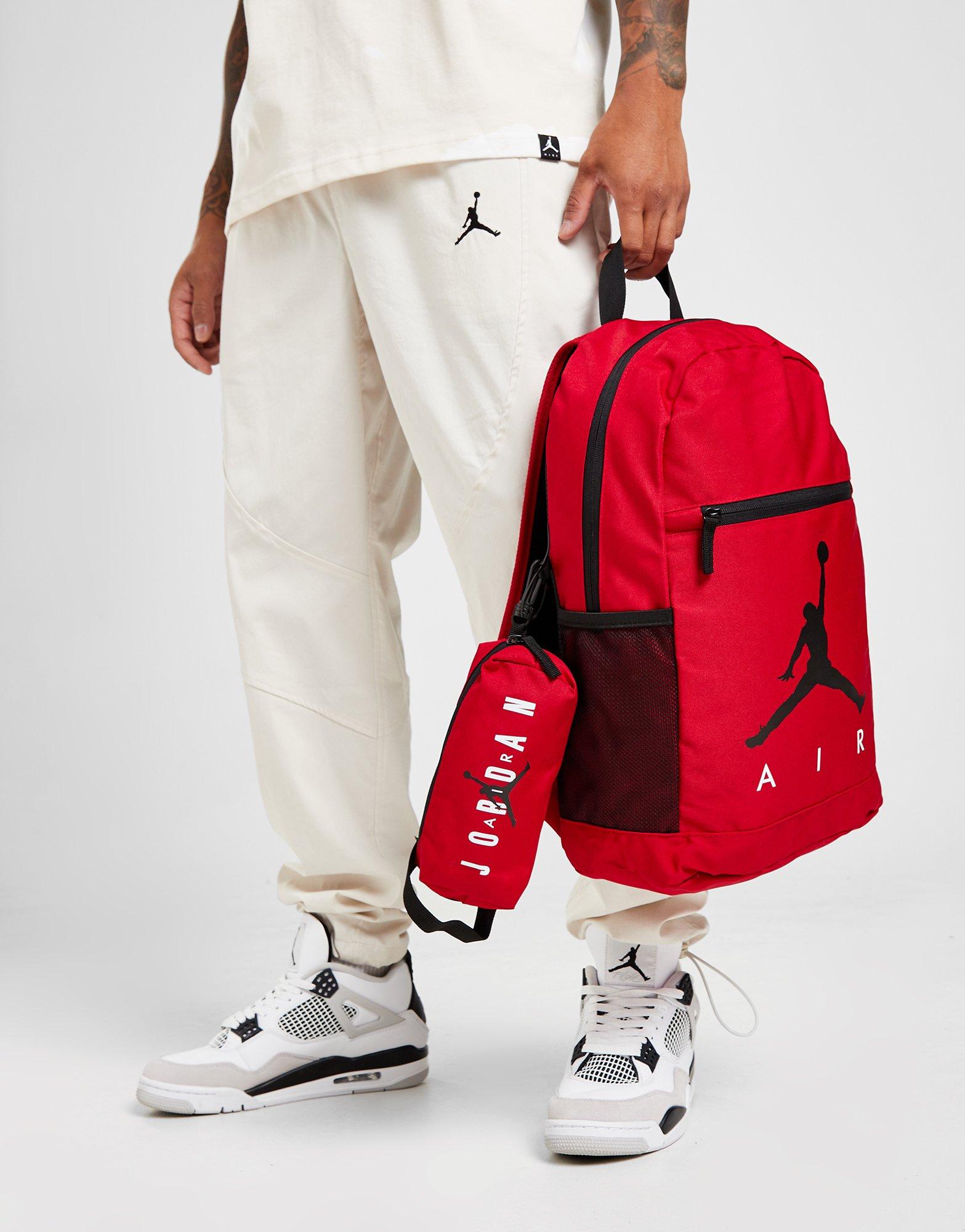 Red Jordan Pencil Case Backpack JD Sports Ireland