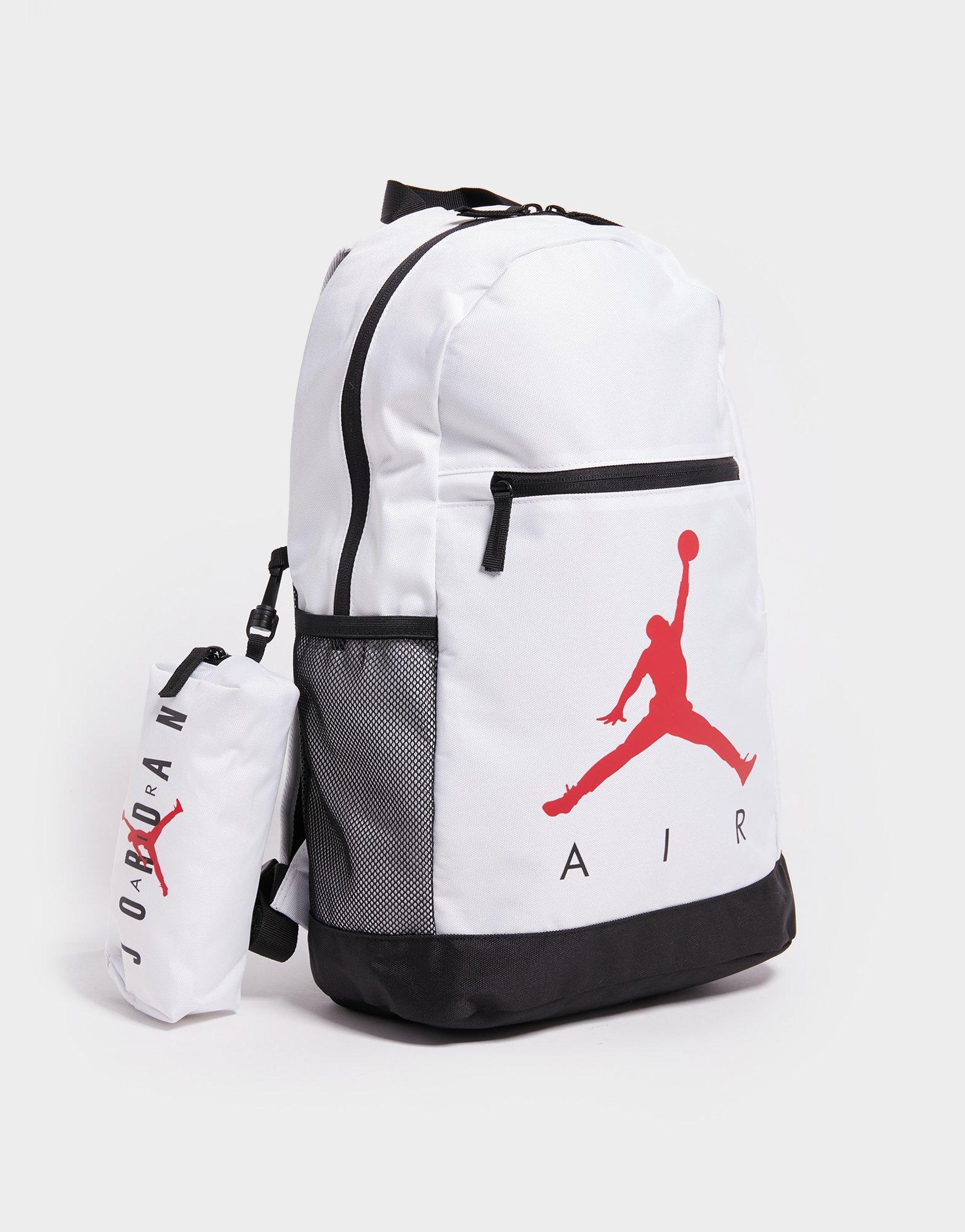 White Jordan Pencil Case Backpack JD Sports UK
