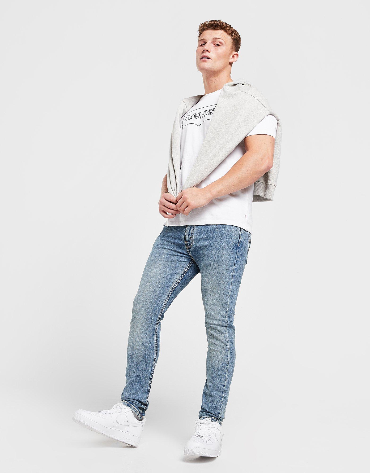Blauw Levi's 519 Skinny Jeans Heren- Jd Sports Nederland