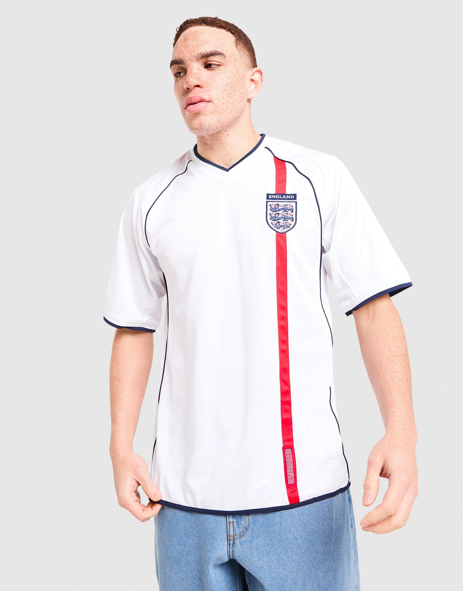 Score Draw England '02 Home Retro Shirt Herren Weiss JD Sports