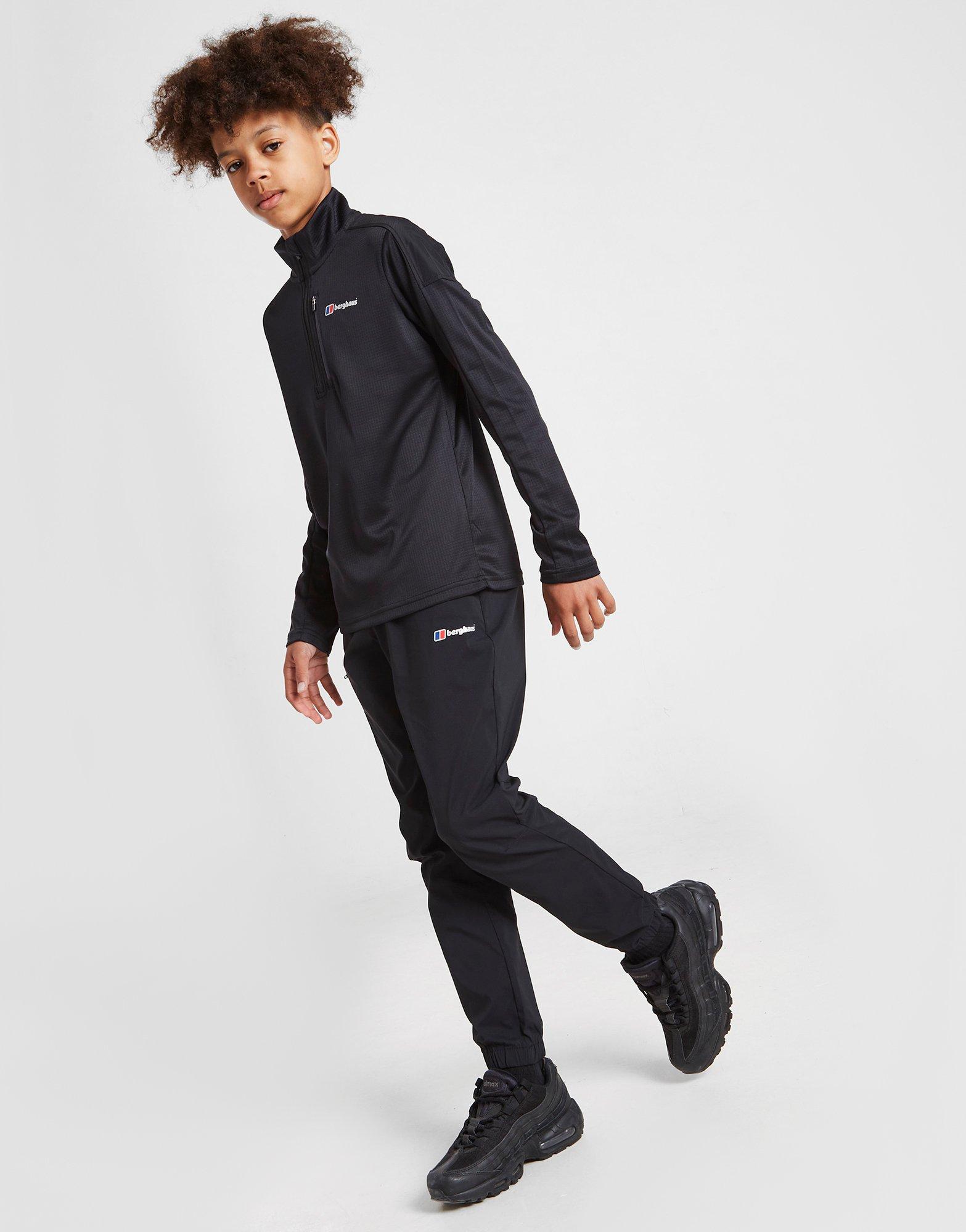 Black Berghaus Theran Woven Track Pants Junior JD Sports