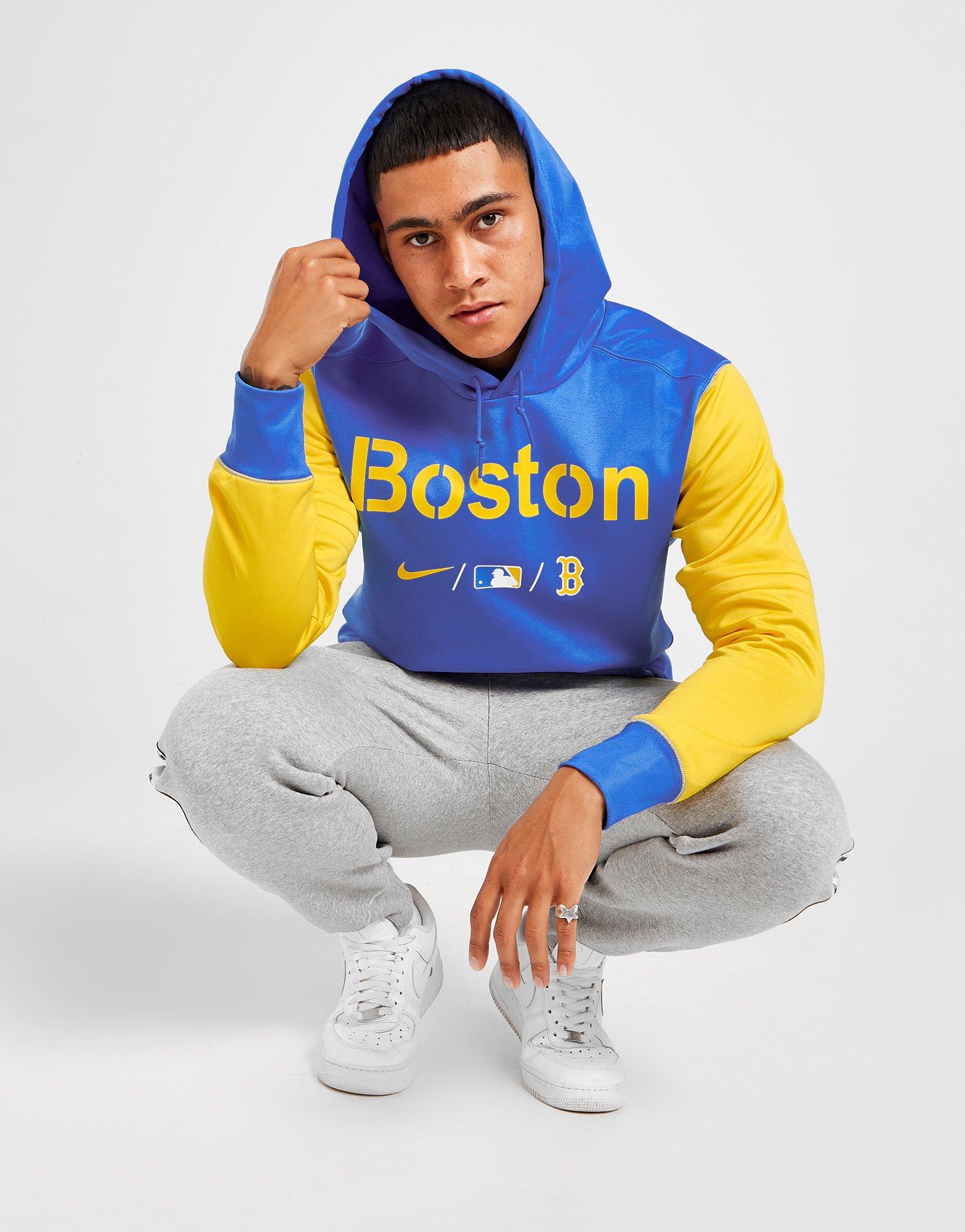 Blue Nike MLB Boston Red Sox City Connect Therma Hoodie JD Sports Global