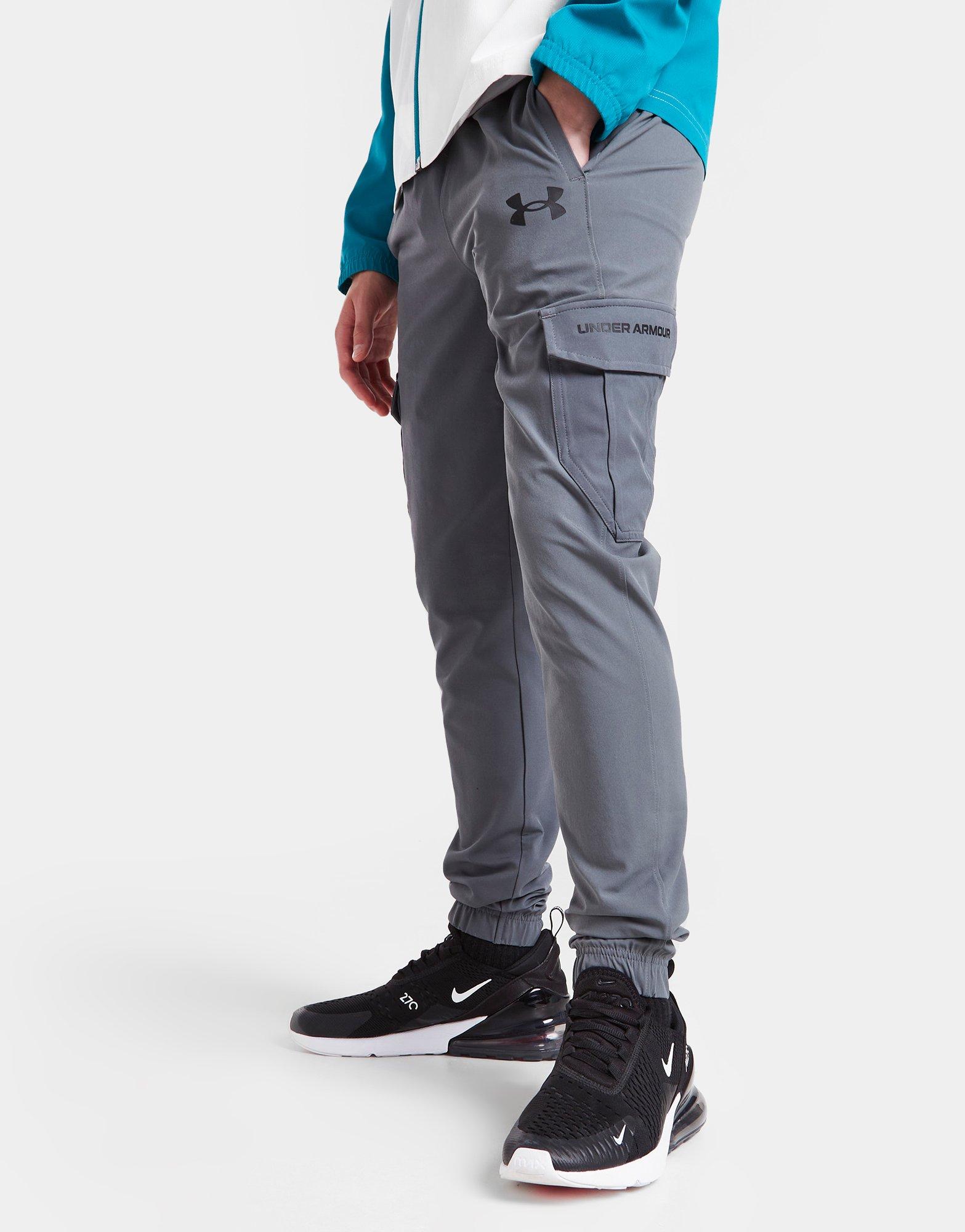 Grey Under Armour Woven Cargo Pants Junior | Jd Sports Global