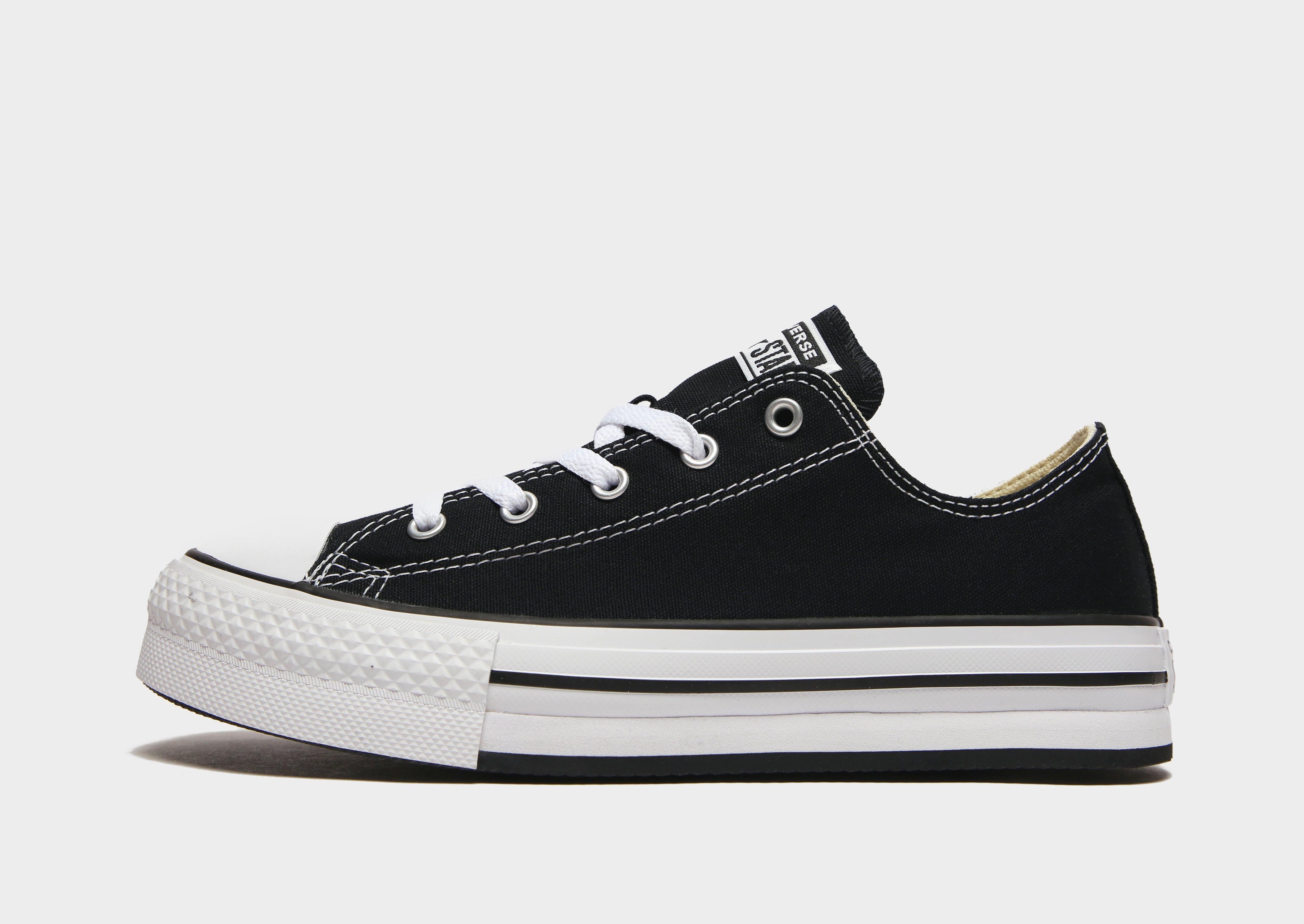 Black Converse All Star Ox Lift Platform Junior JD Sports Ireland