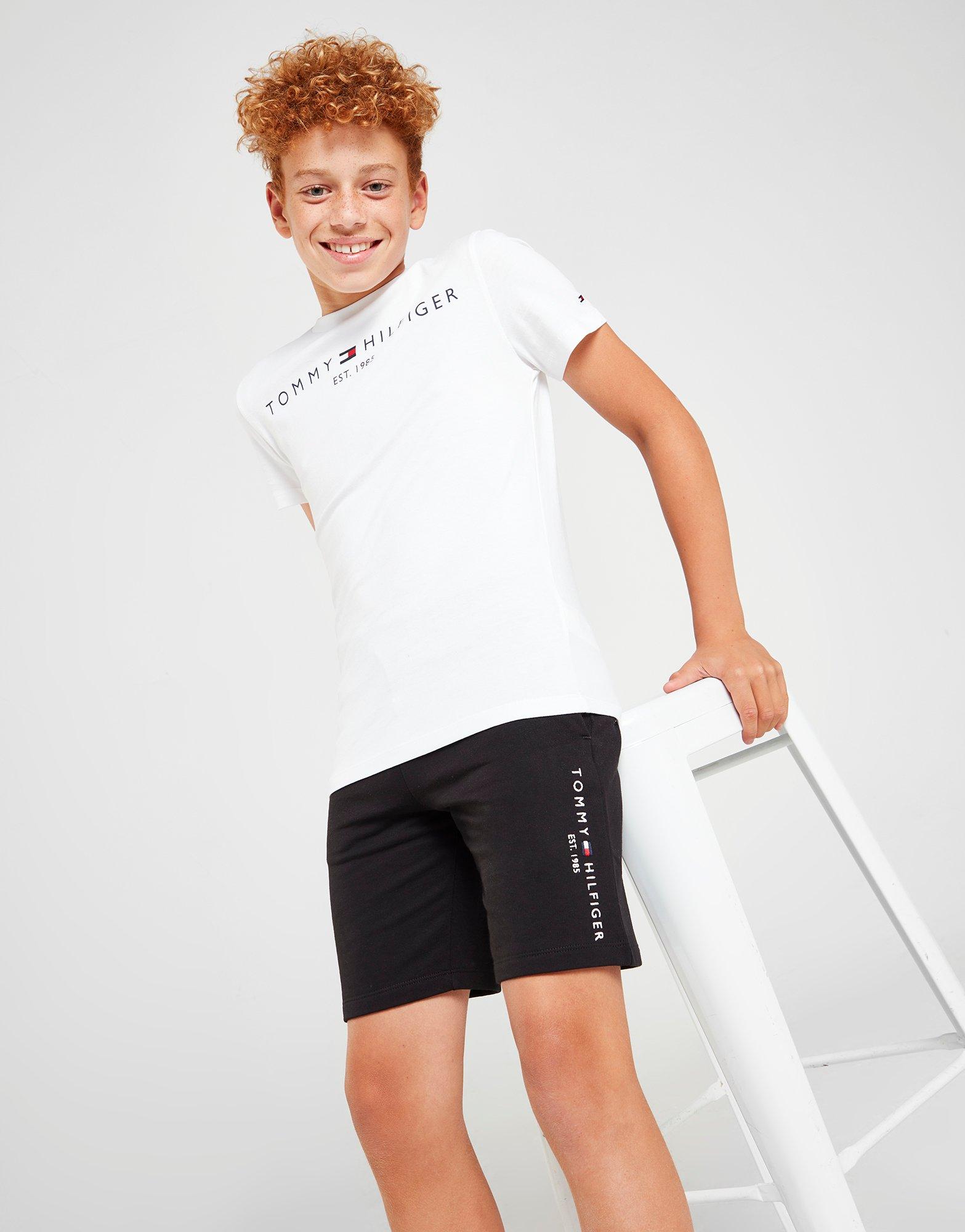 Black Tommy Hilfiger Essential Shorts Junior JD Sports NZ