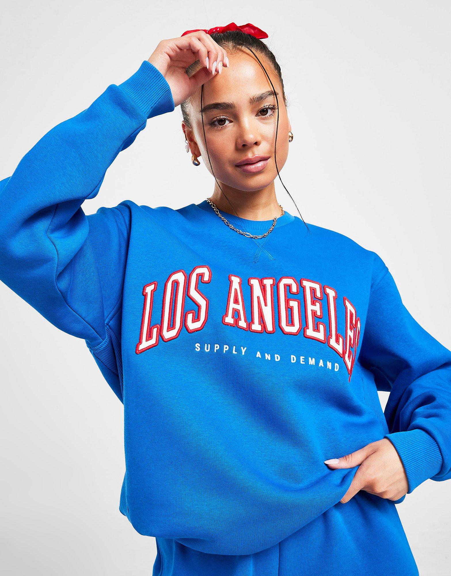 Supply & Demand Sweatshirt Varsity em Azul JD Sports