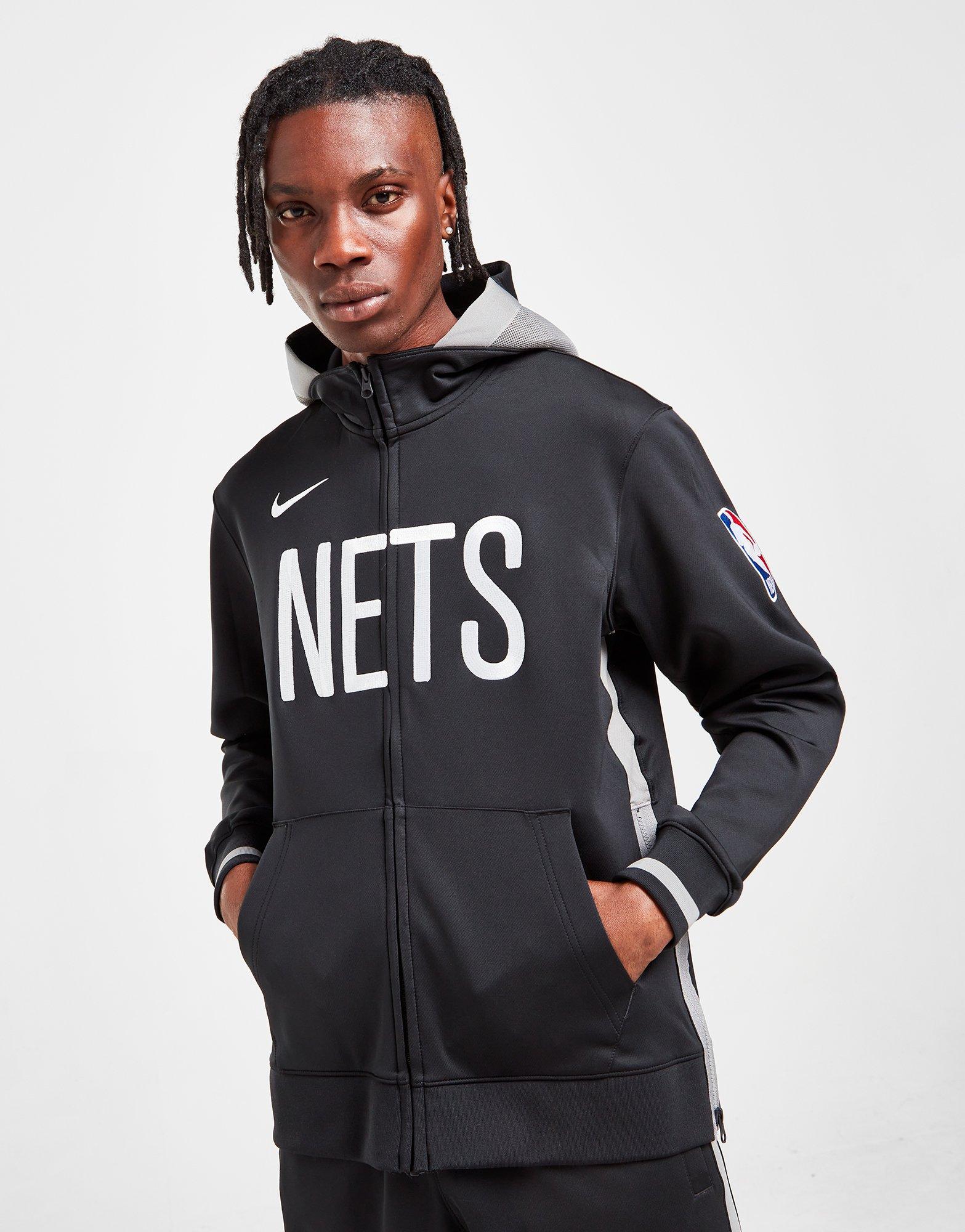 Black Nike NBA Brooklyn Nets Showtime Hoodie JD Sports Malaysia