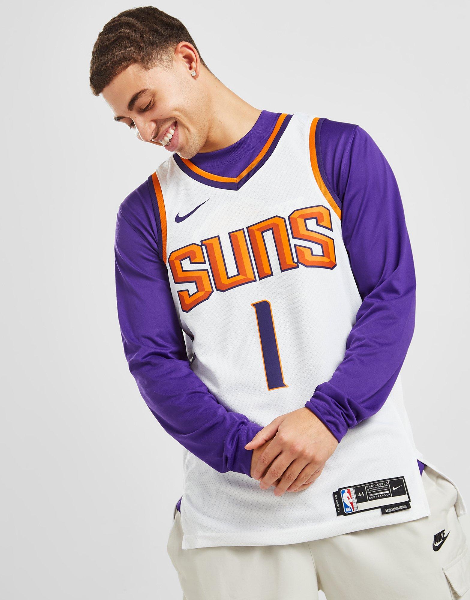 Nike NBA Phoenix Suns Booker 1 Swingman Jersey Herren Weiss JD