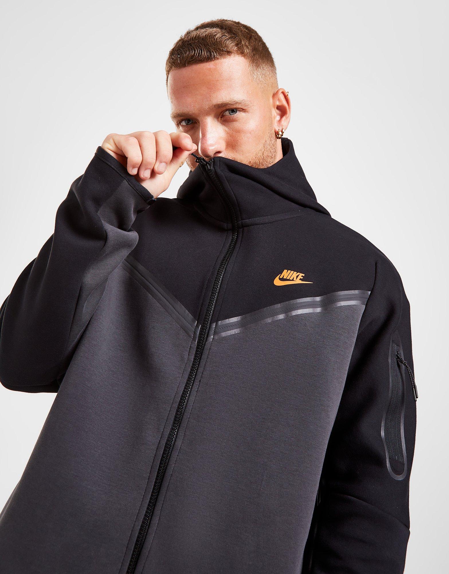 Nike Sportswear TECH FLEECE HOODIE WINDRUNNER Zipup Sweatshirt Dark