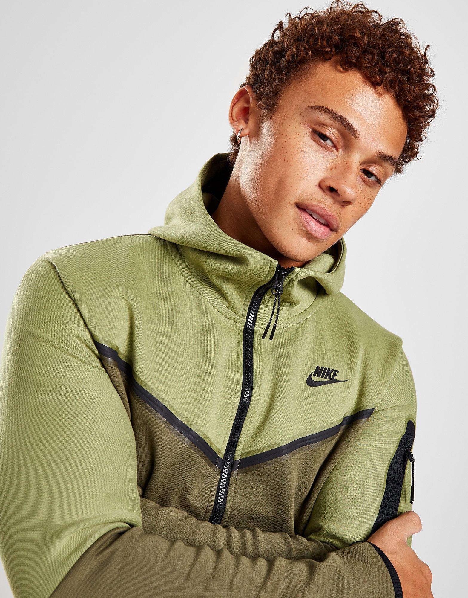 Green Nike Tech Fleece Hoodie | Jd Sports Uk