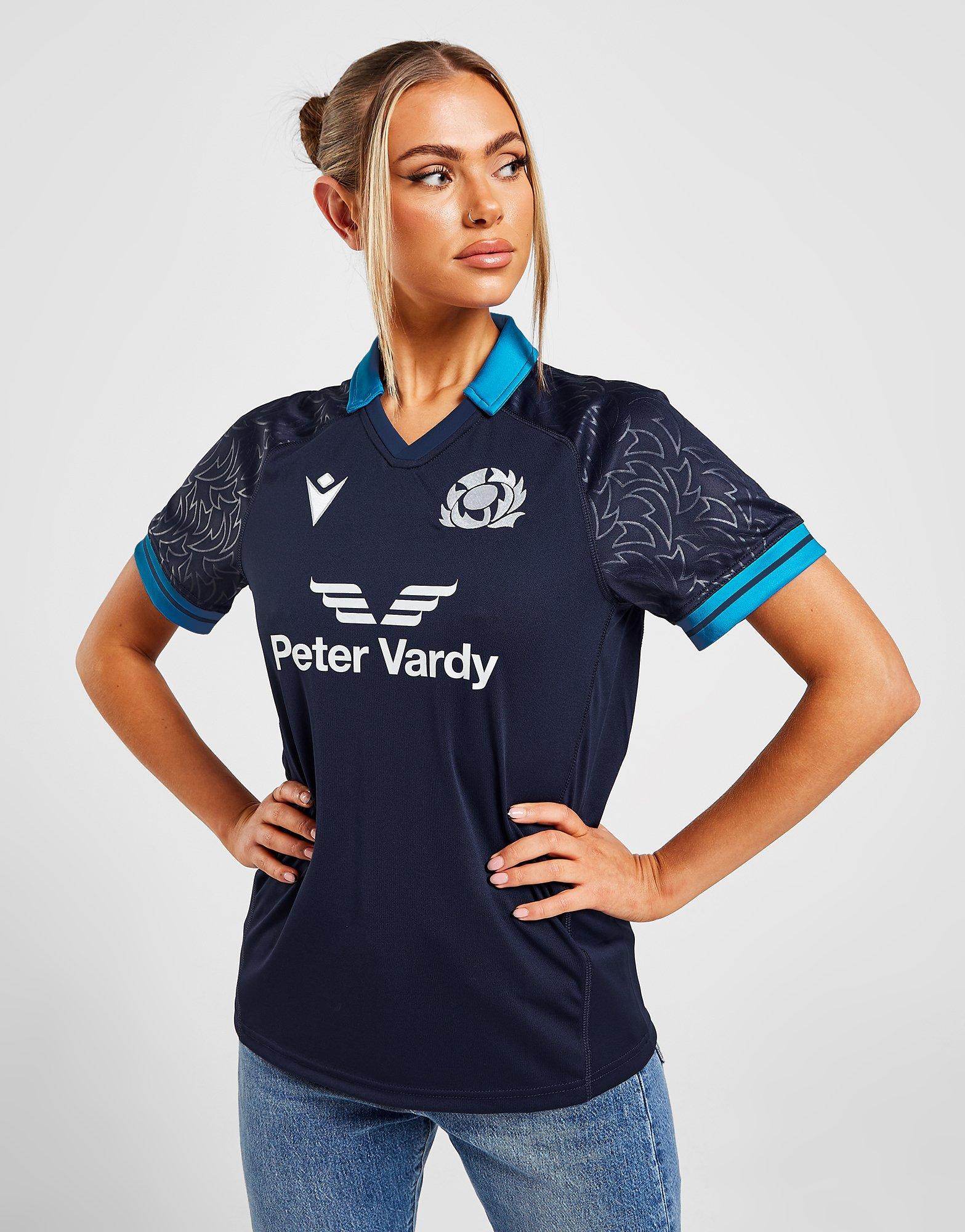 Blue Macron Scotland Rugby 2022/23 Home Shirt Women's JD Sports