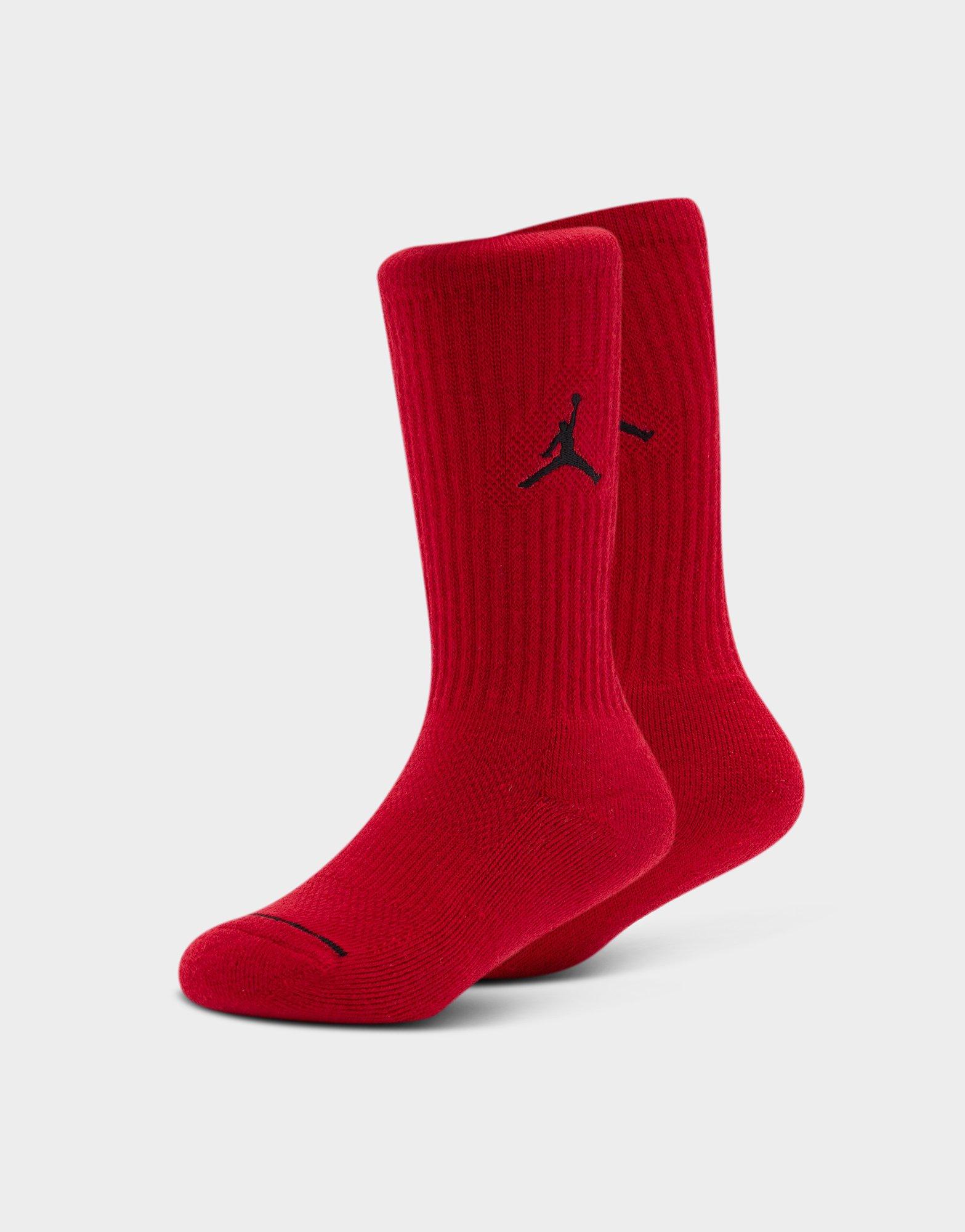 Multi Jordan 3 Pack Crew Socks Junior JD Sports UK