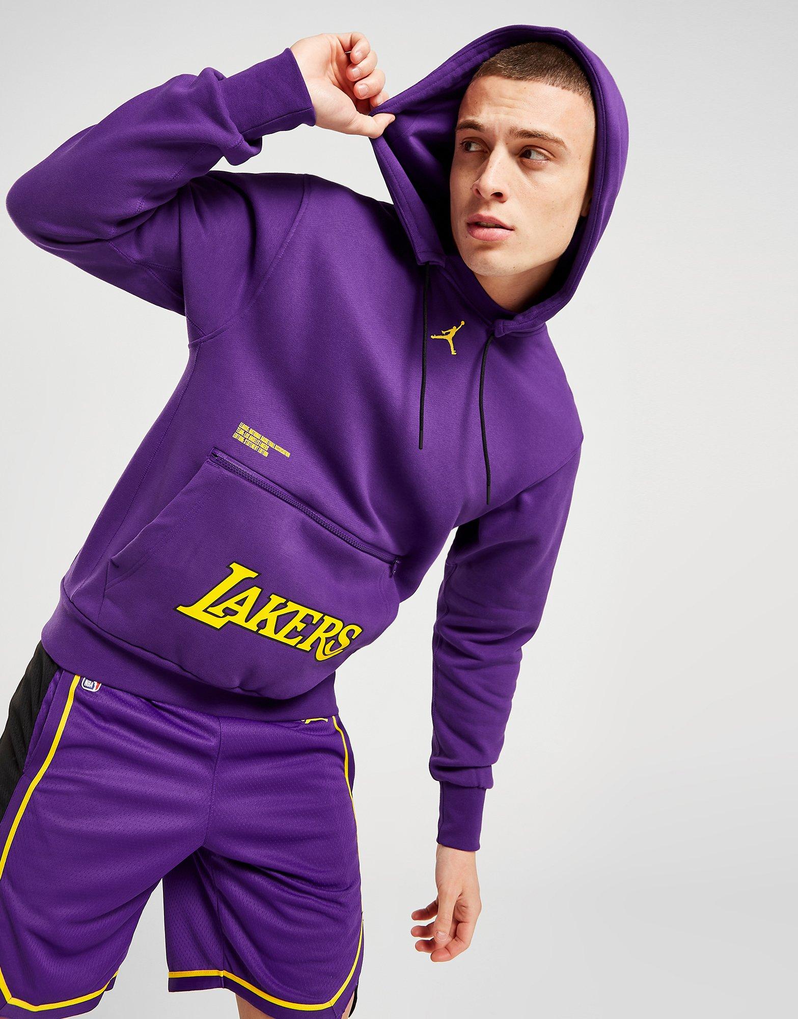 Jordan NBA LA Lakers Fleece Pullover Hoodie in JD Sports