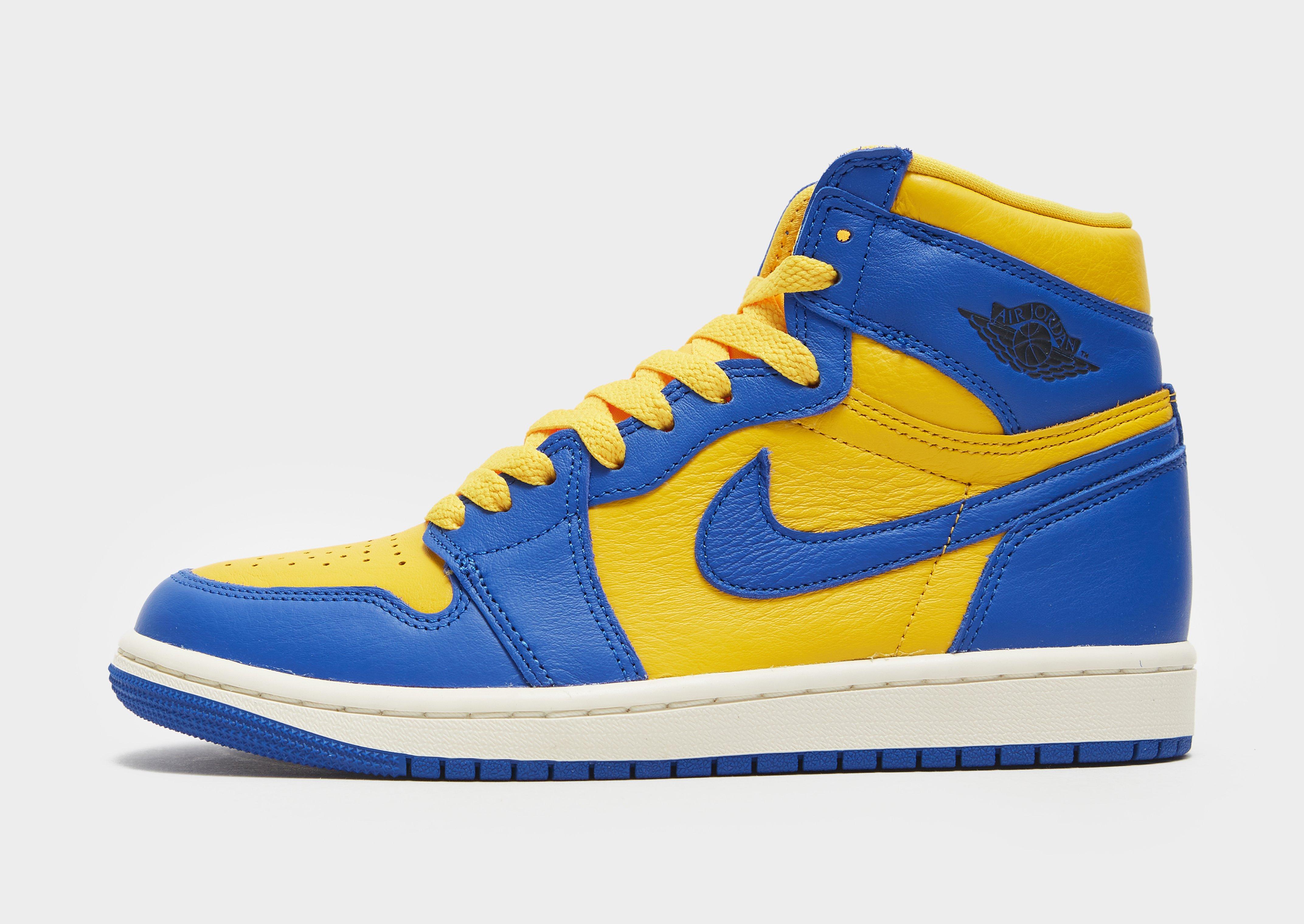 Yellow Jordan Air 1 Retro High OG Women's JD Sports UK