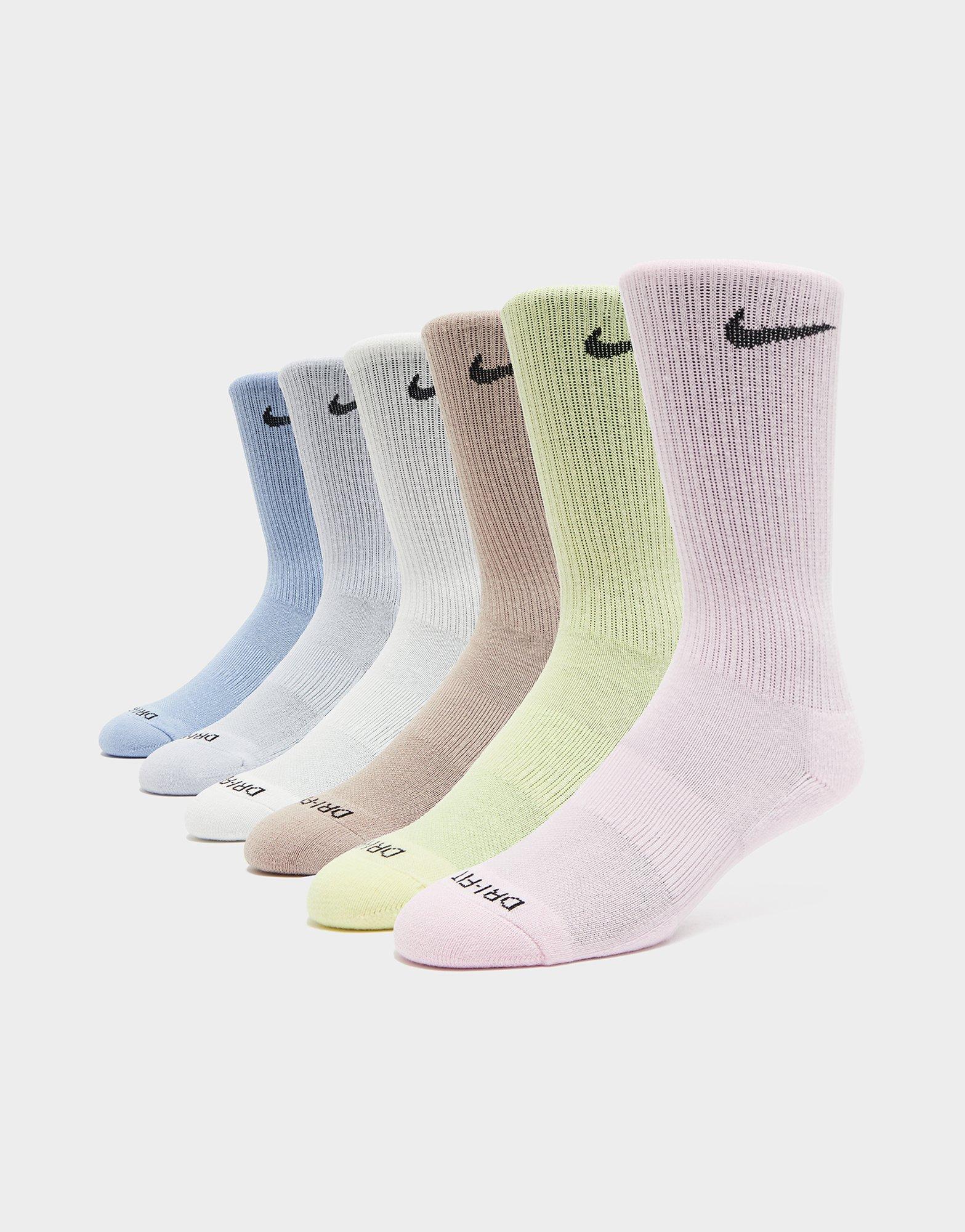 Multi Nike 6Pack Everyday Cushioned Training Crew Socks JD Sports Ireland