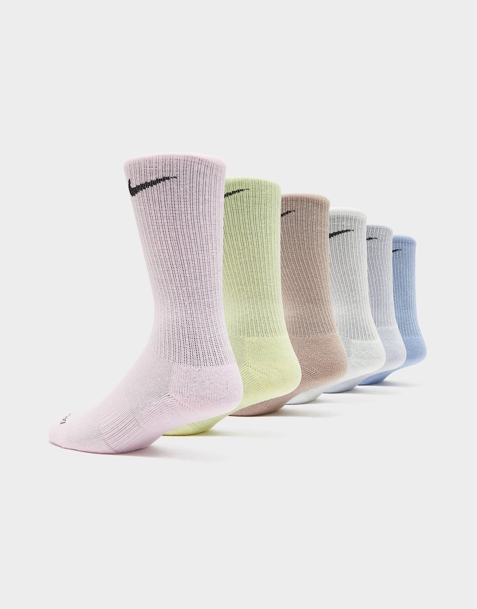 Multi Nike 6Pack Everyday Cushioned Training Crew Socks JD Sports UK