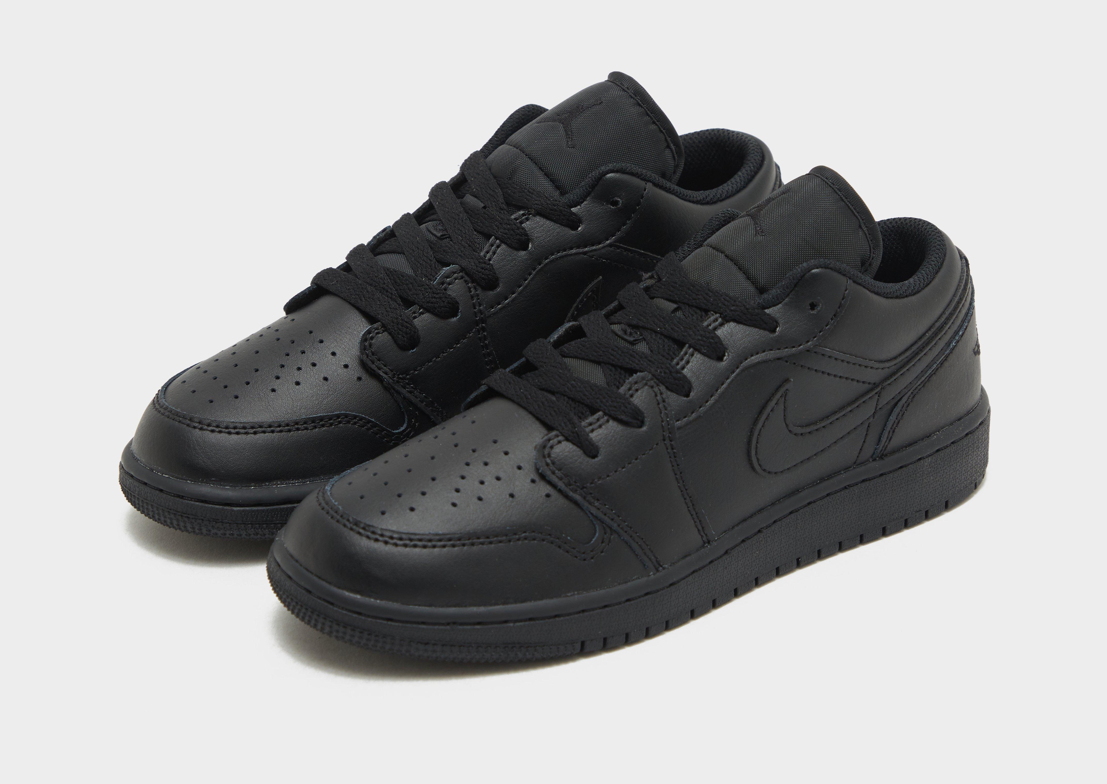 Black Jordan Air 1 Low Junior JD Sports UK